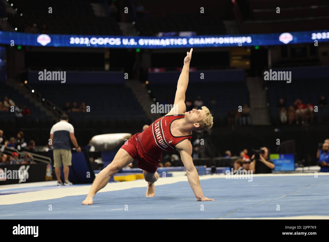 18 août 2022 Colt Walker de Stanford participe aux préliminaires