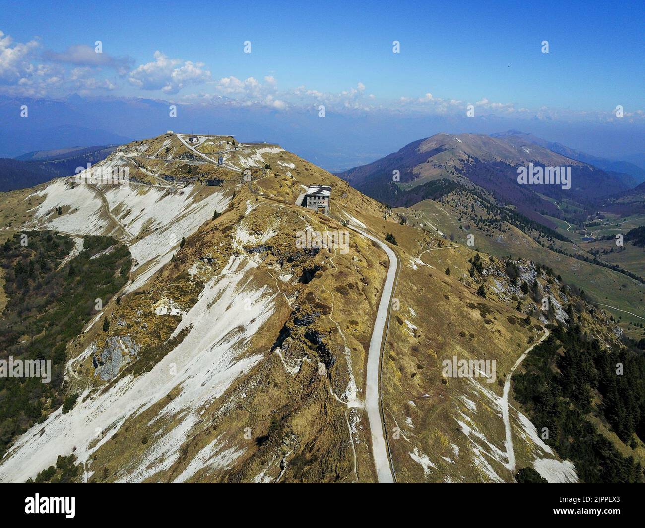 Photographie aérienne prise par drone. La photo a été prise avant le 2014 Banque D'Images