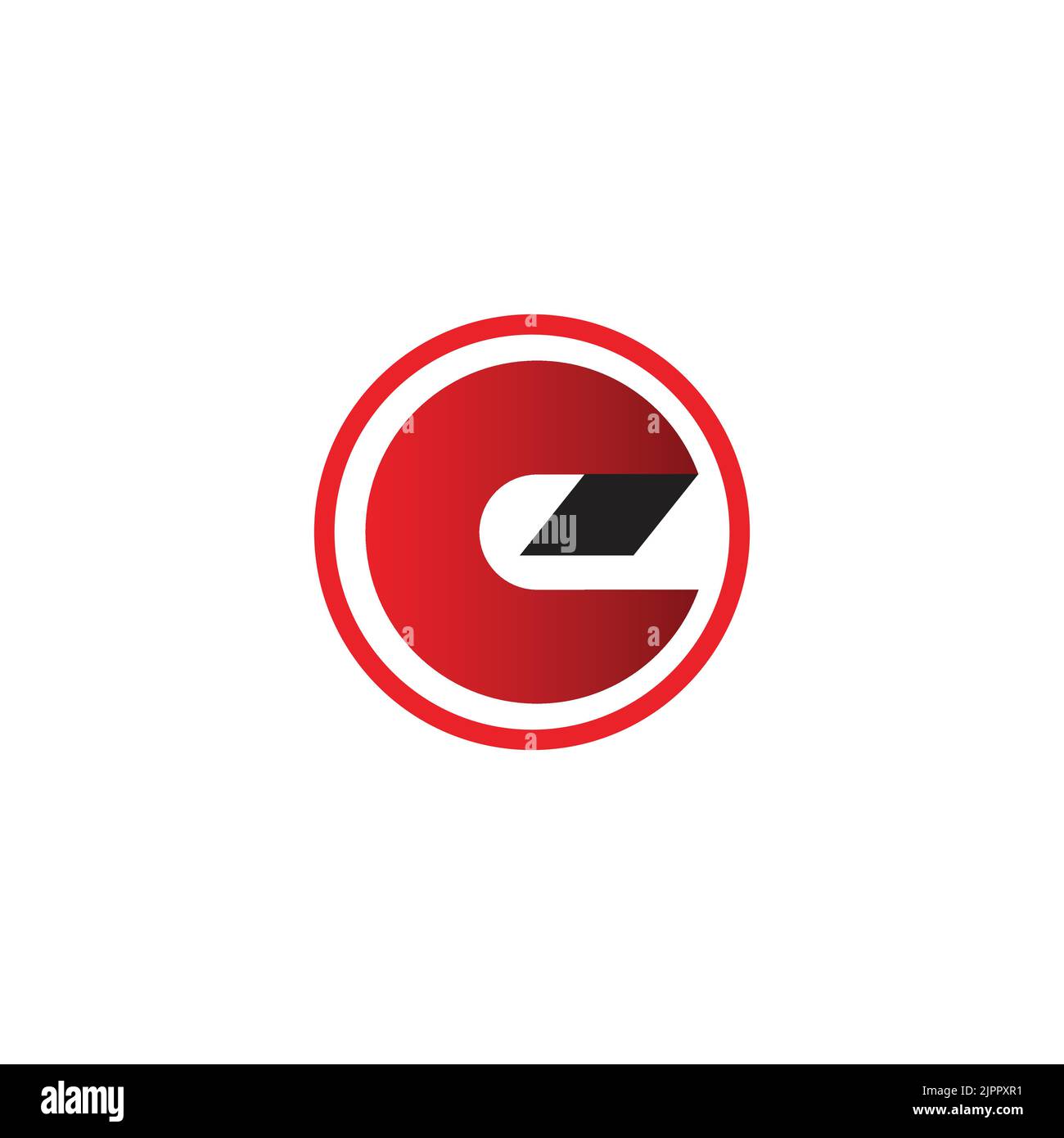 E logo cercle vecteur, symbole, icône, E design logotype Illustration de Vecteur