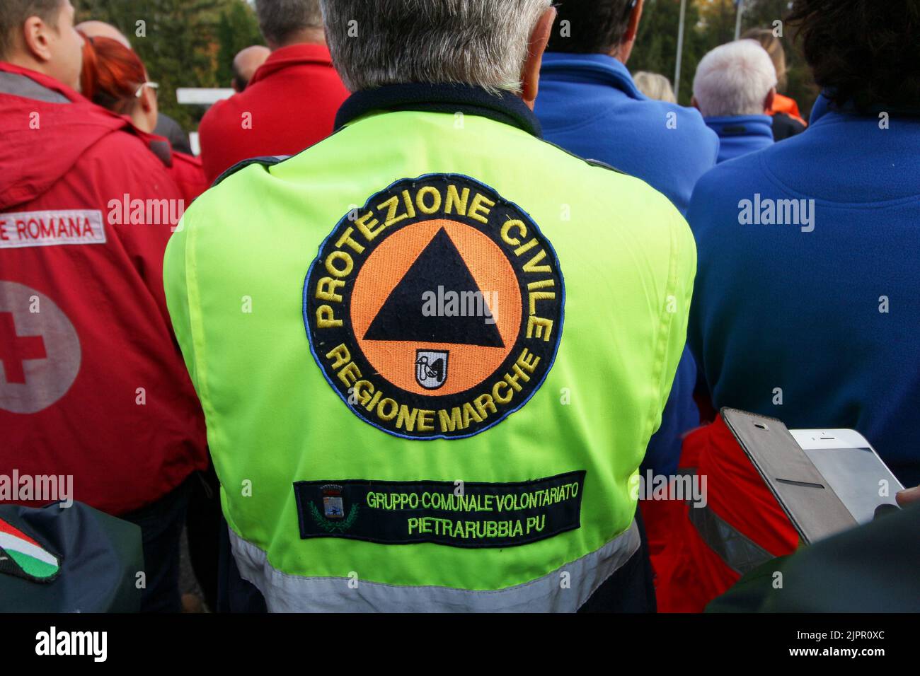Bucarest, Roumanie - 18 octobre 2018: Les équipes à l'UE module exercices 'eu Modex 2018' recherche urbaine et sauvetage exercice de protection civile. Cette image est f Banque D'Images
