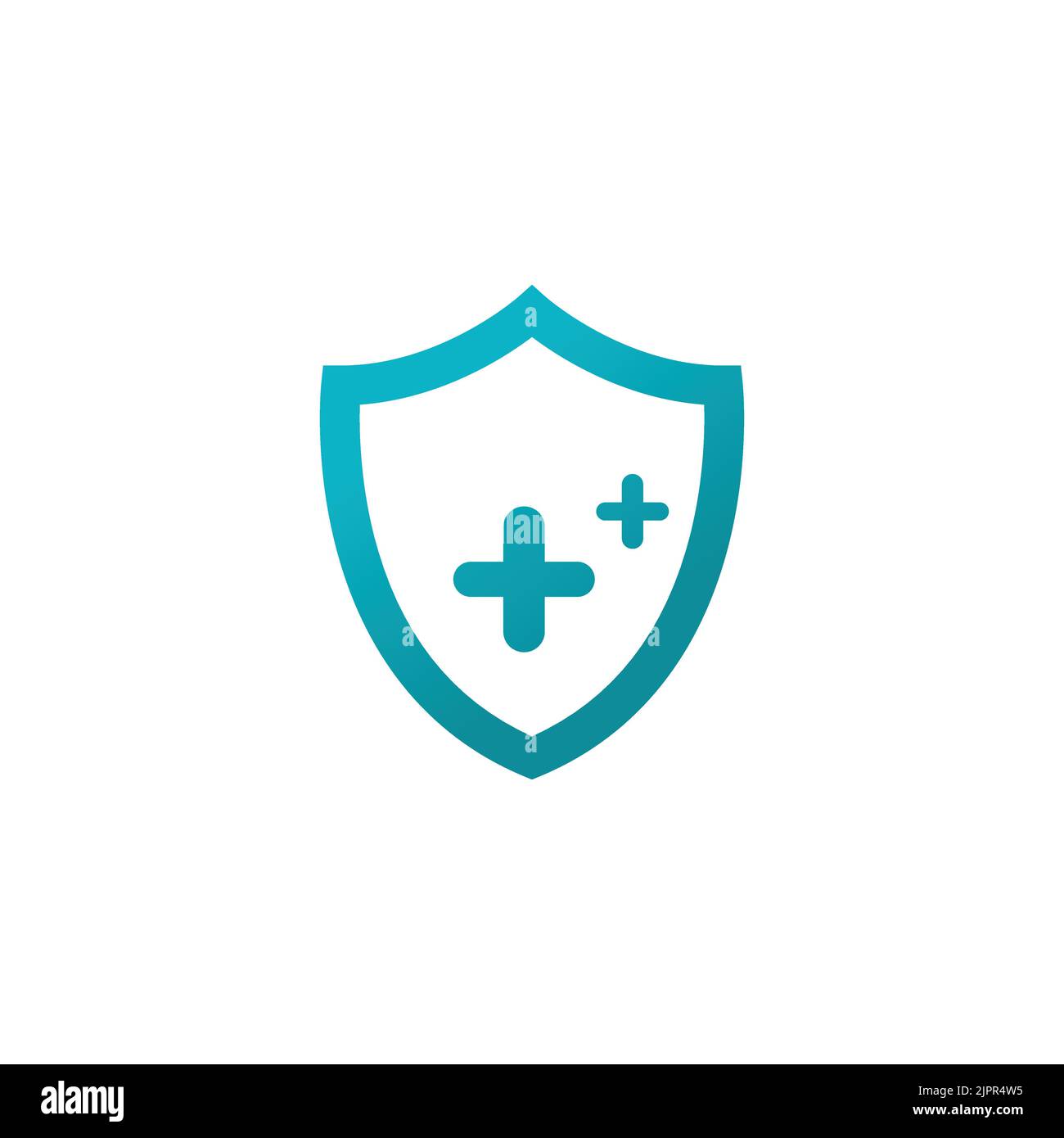 Éléments de modèle de conception d'icône de logo Shield OK Illustration de Vecteur
