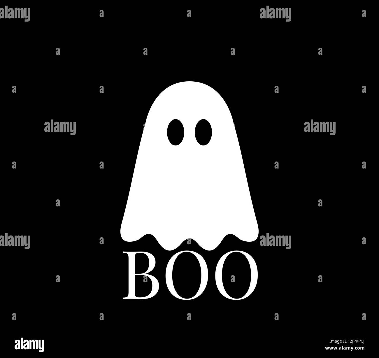 Motif Halloween Ghost boo Banque D'Images