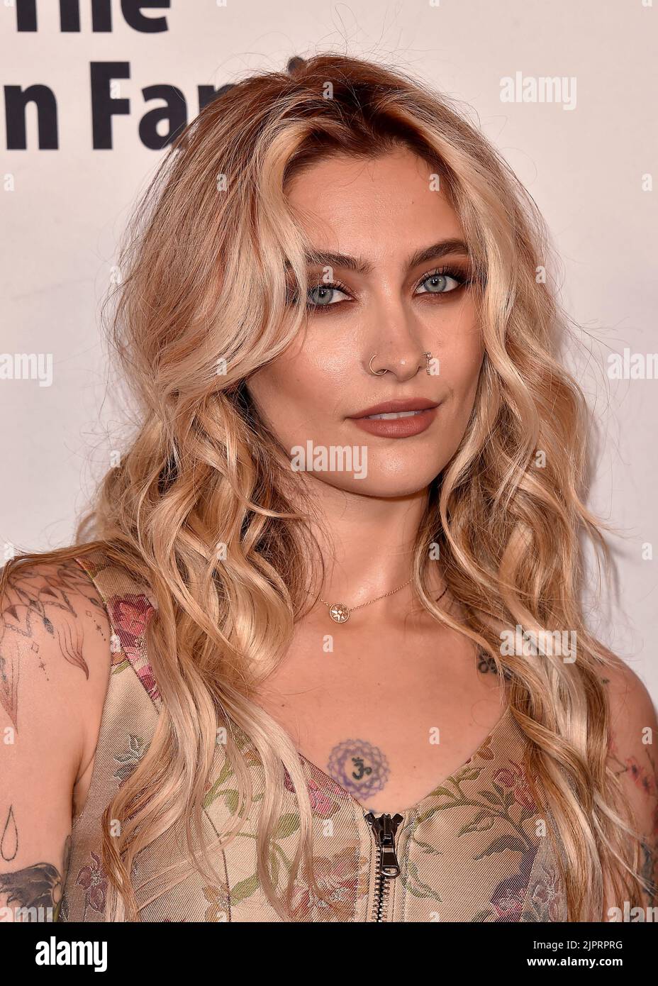 Beverly Hills, États-Unis. 19th août 2022. Paris Jackson marchant le tapis rouge au Gala de la Fondation Harold et Carole Pump au Beverly Hilton à Beverly Hills, CA sur 19 août 2022. (Photo de Scott Kirkland/Sipa USA) crédit: SIPA USA/Alay Live News Banque D'Images