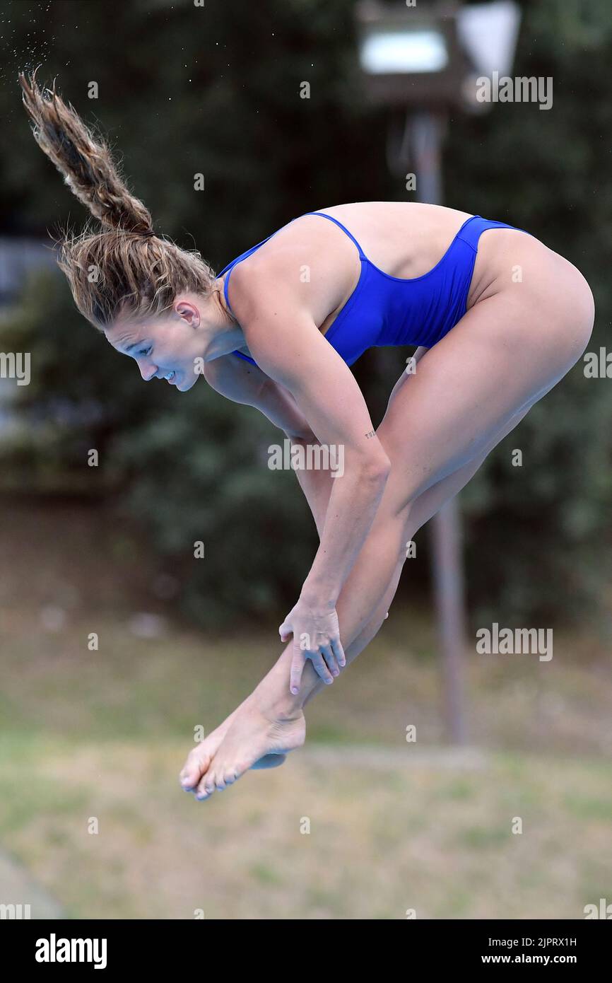 Rome, . 19th août 2022. Helle Tuxen lors des Championnats d'Europe de natation Rome 2022. Rome 19th août 2022 Photographer01 crédit: Agence de photo indépendante/Alamy Live News Banque D'Images