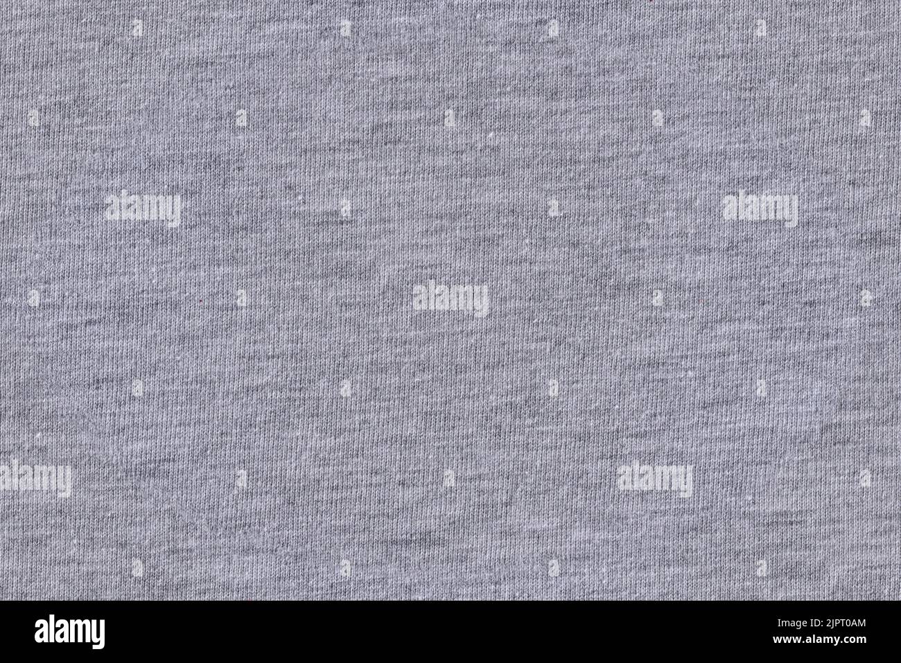 Tissu en coton gris, gros plan macro du t-shirt réalisé dans un motif tiléable sans couture, largeur de l'image 20cm Banque D'Images