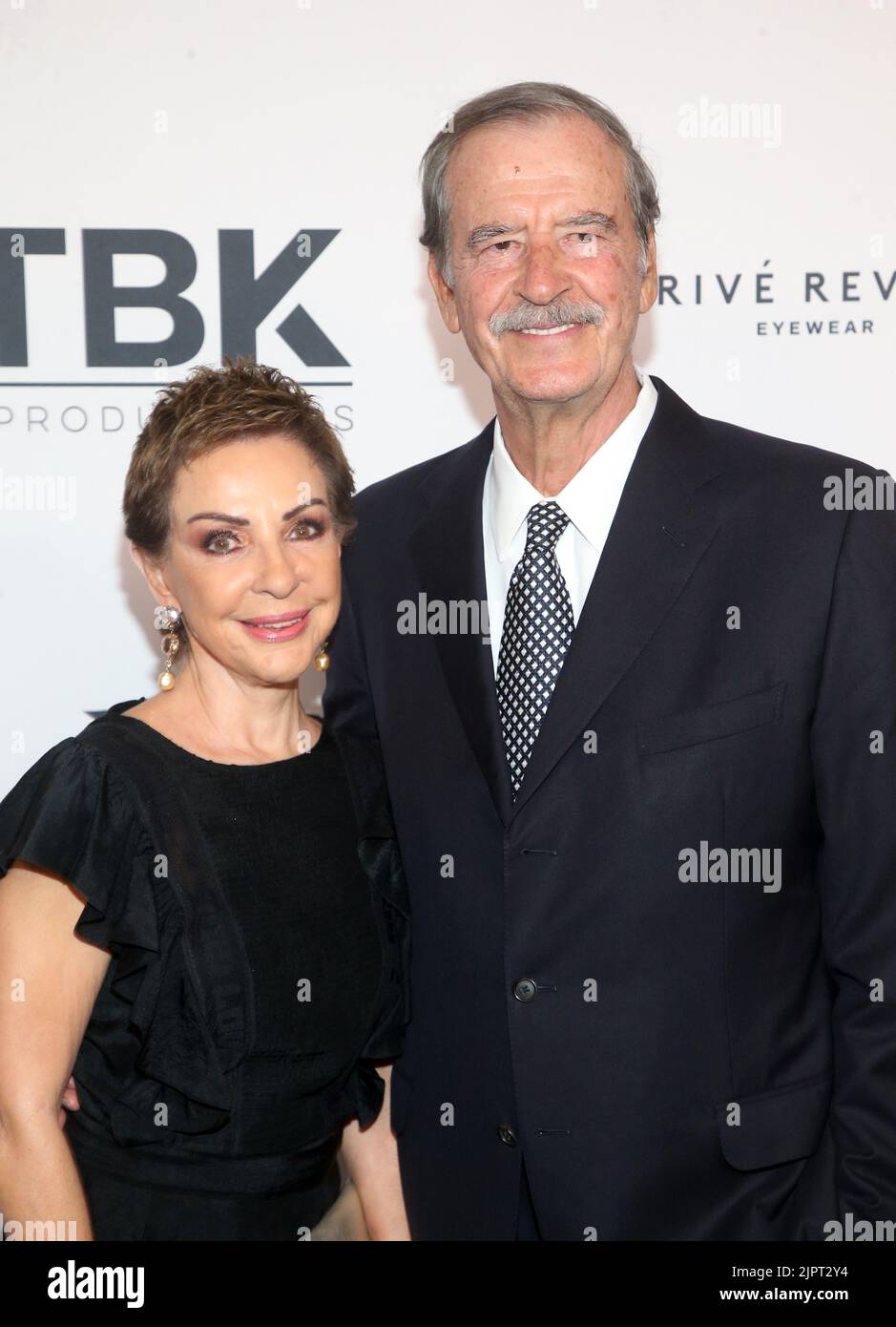 19 août 2022 - Beverly Hills, Californie - Vicente Fox Quesada, Marta SahagÅ“n. 2022 le Gala de la Fondation Harold et Carole Pump a eu lieu à l'hôtel Beverly Hilton de Beverly Hills. (Image de crédit : © FS/AdMedia via ZUMA Press Wire) Banque D'Images