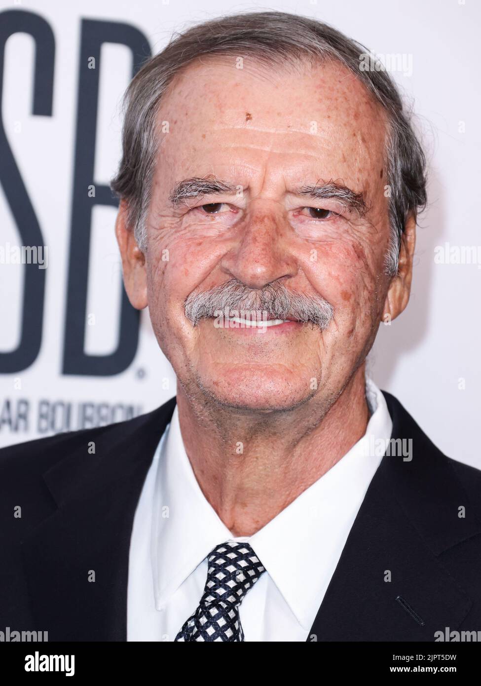 Beverly Hills, États-Unis. 19th août 2022. BEVERLY HILLS, LOS ANGELES, CALIFORNIE, États-Unis - AOÛT 19 : l'ancien président du Mexique Vicente Fox Quesada arrive au gala annuel 22nd de la Fondation Harold et Carole Pump qui s'est tenu à l'hôtel Beverly Hilton sur 19 août 2022 à Beverly Hills, Los Angeles, Californie, États-Unis. (Photo de Xavier Collin/image Press Agency) Credit: Image Press Agency/Alay Live News Banque D'Images