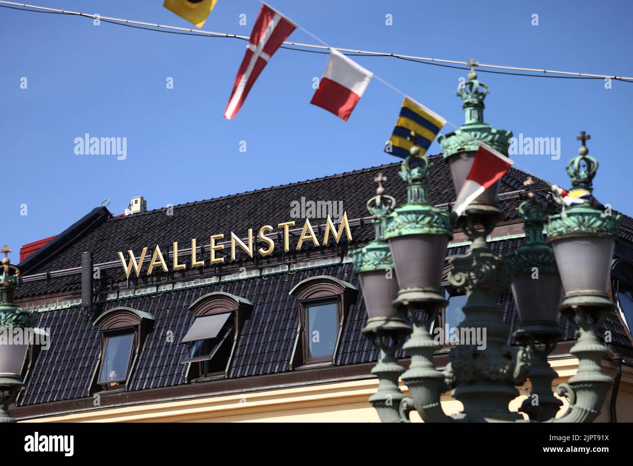 Wallenstam, dans la ville de Gotheburg, Suède. Wallenstam AB (publ) est une société immobilière suédoise basée à Göteborg. Banque D'Images