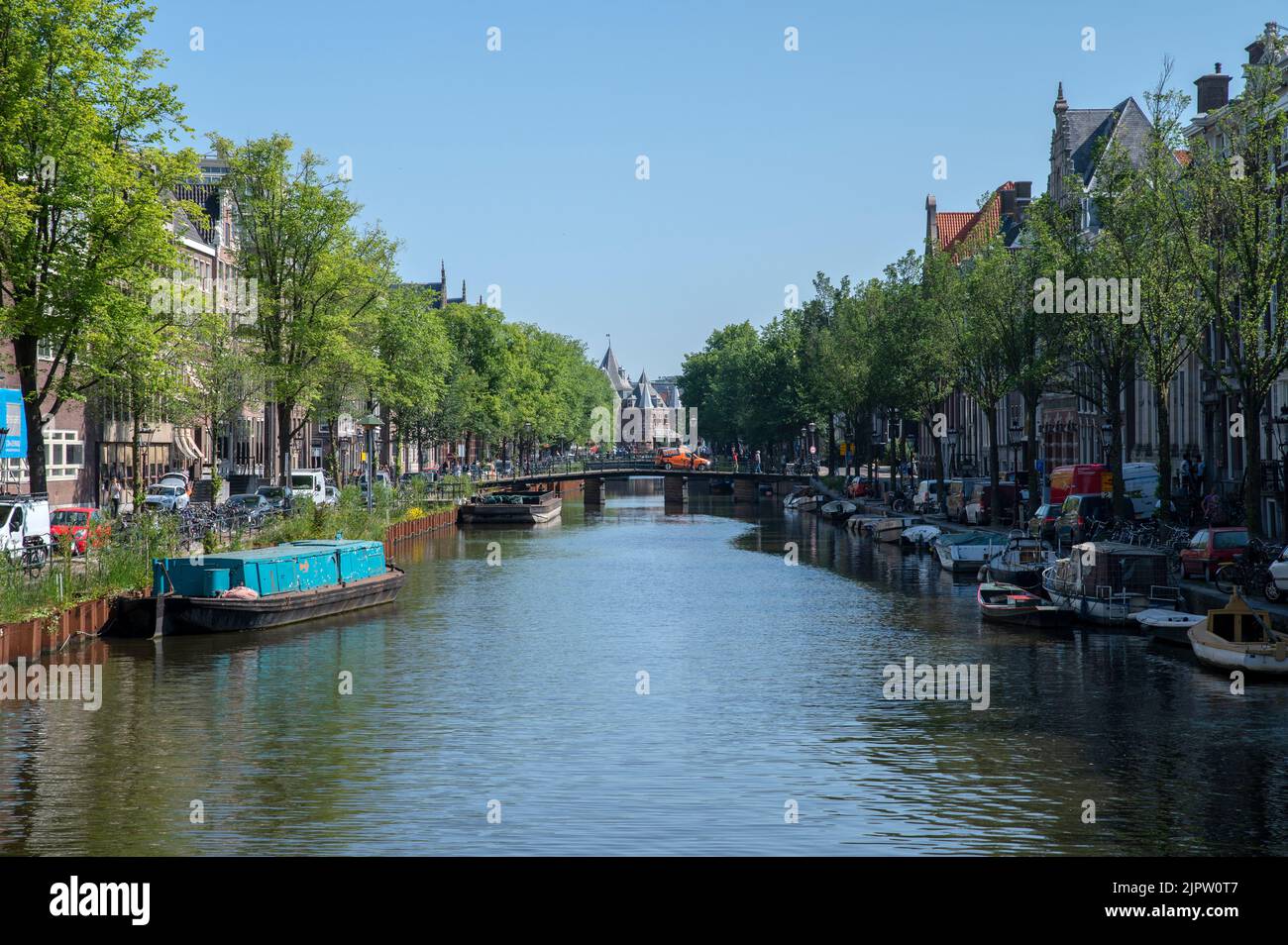 Vue depuis le pont de Bushuissluis à Amsterdam, pays-Bas 23-6-2022 Banque D'Images