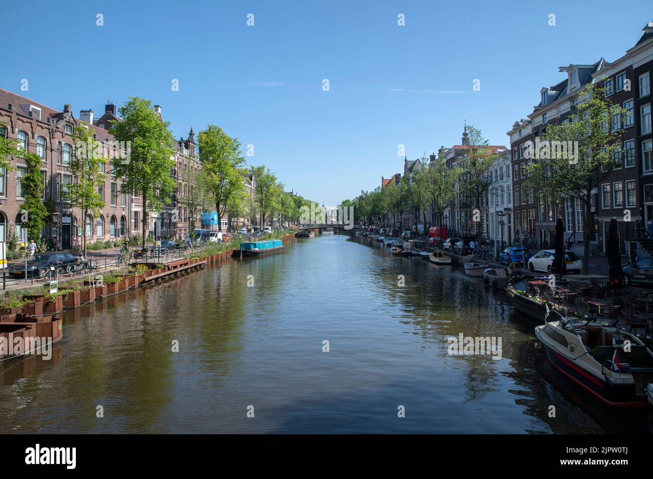 Vue depuis le pont de Bushuissluis à Amsterdam, pays-Bas 23-6-2022 Banque D'Images