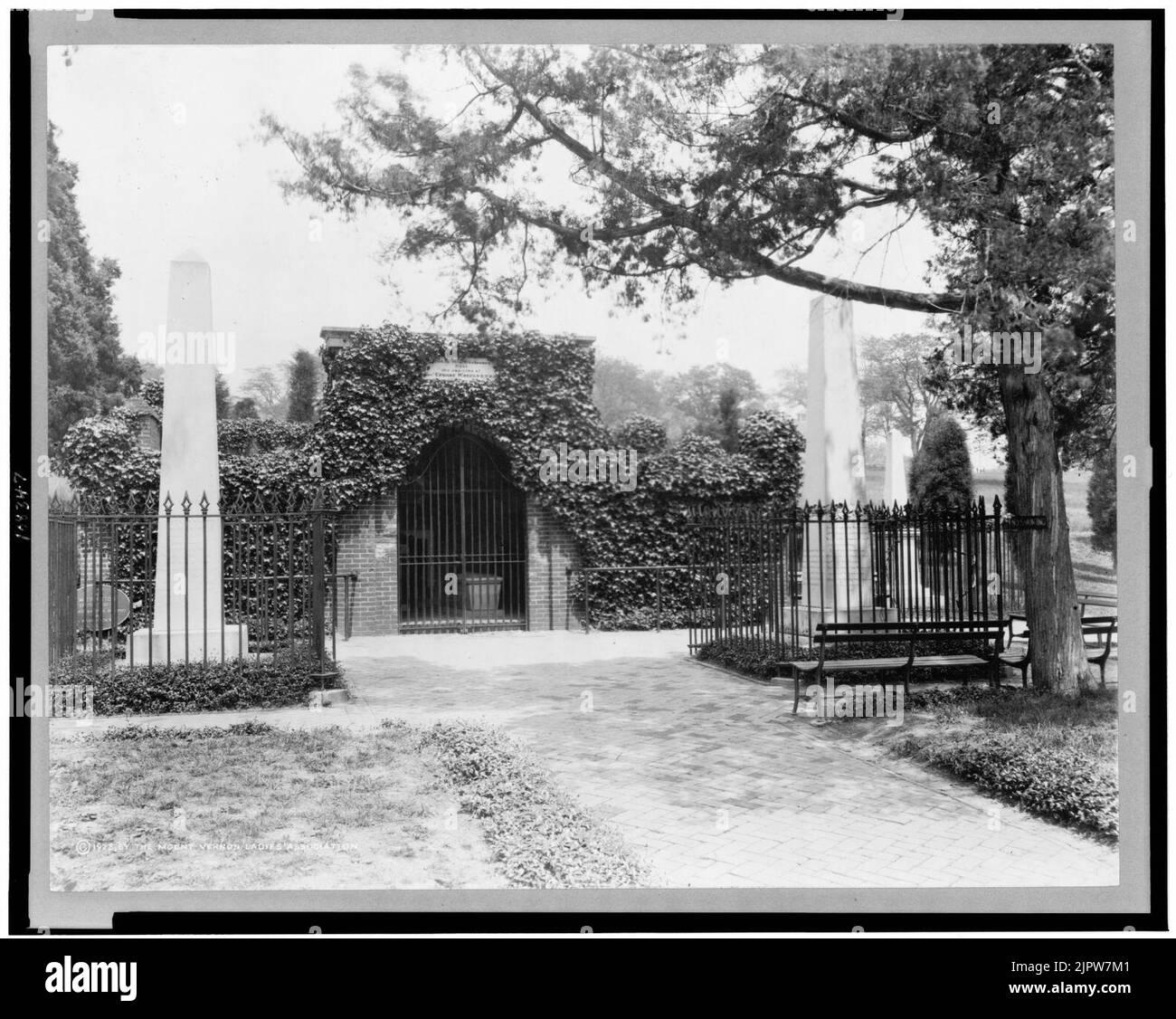 La tombe de George Washington, Mount Vernon, en Virginie Banque D'Images