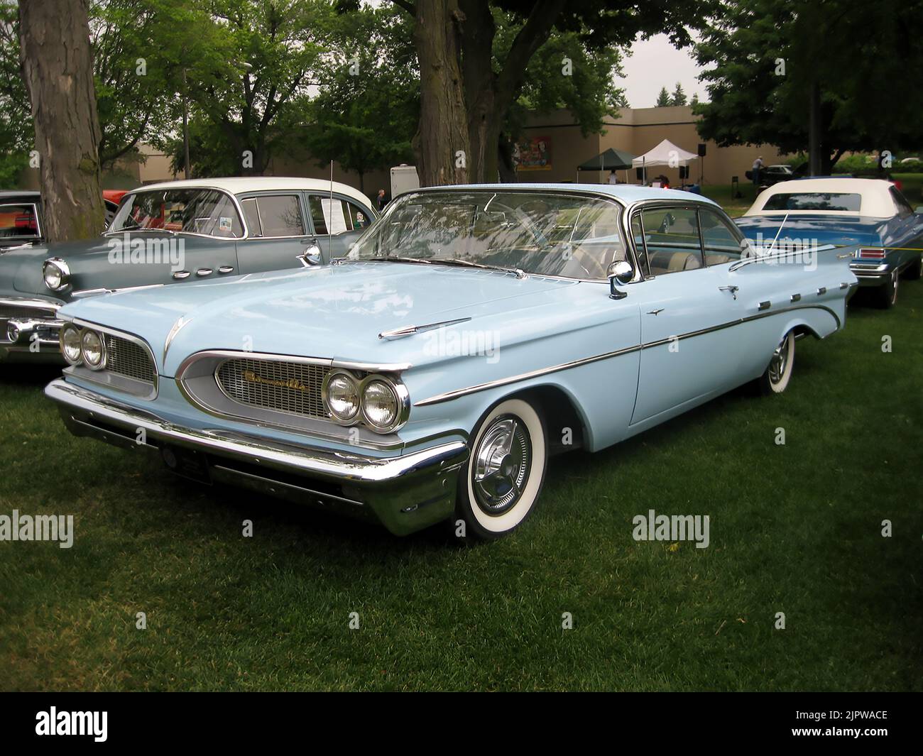Une Catalina de Pontiac lors de l'événement « Retour à la Bricks American Classic car » Banque D'Images