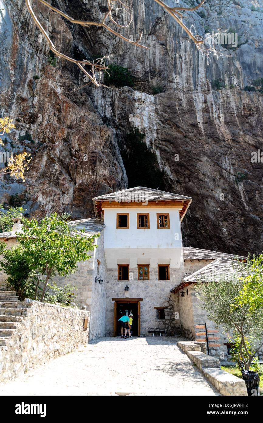Arrêtez-vous dans la ville de Blagaj Bosna et Hercegovina Banque D'Images