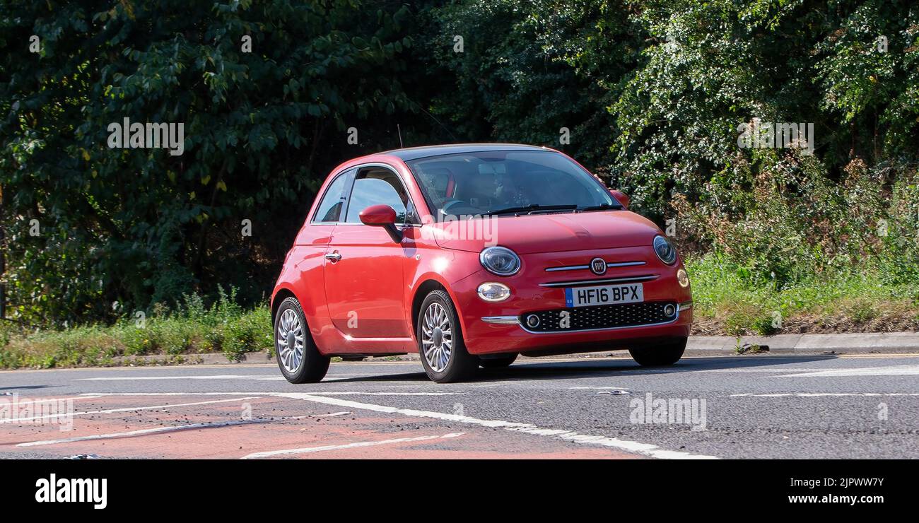 2016 1242cc Fiat 500 Banque D'Images