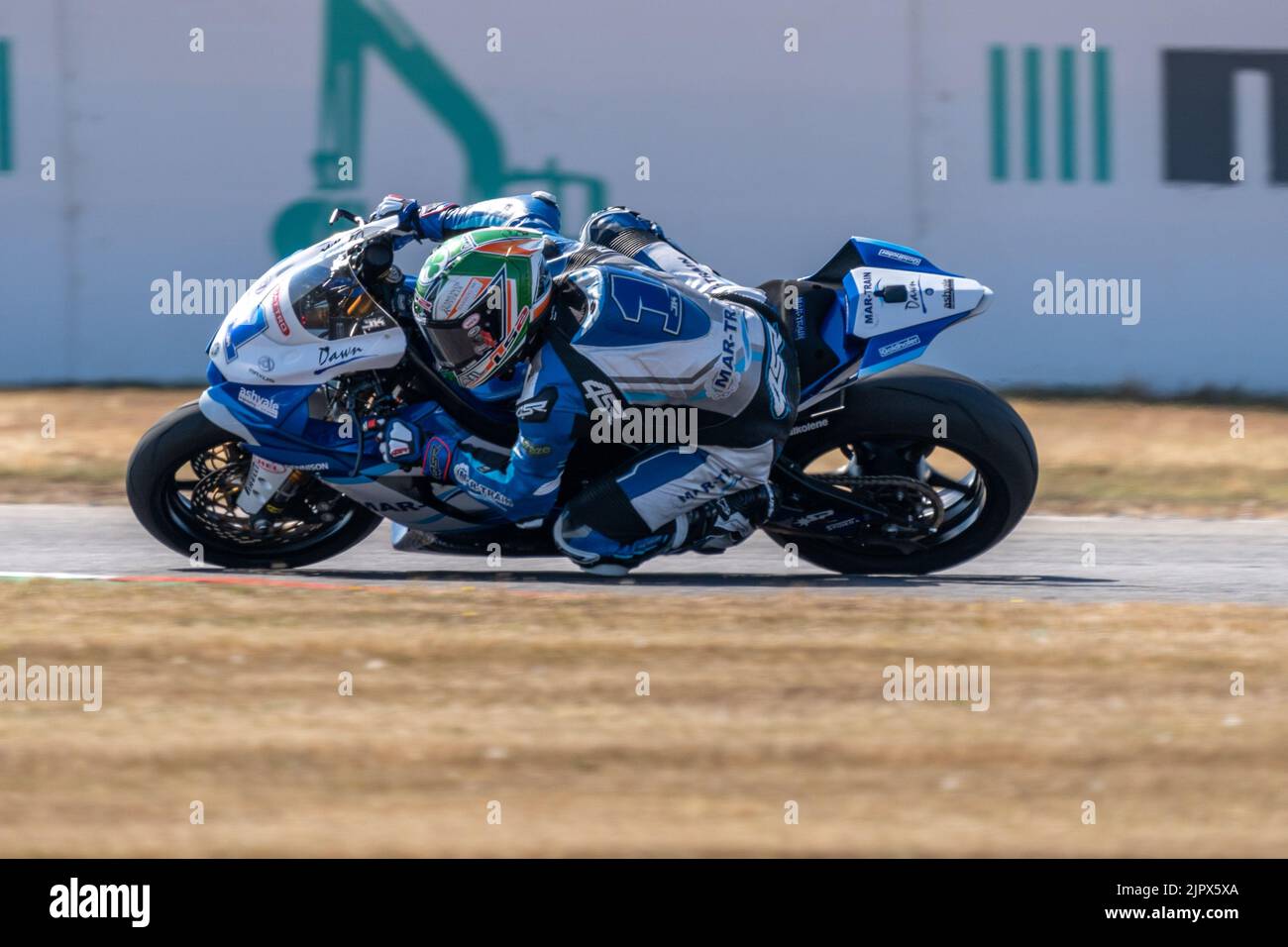 Vélo 1 British Super Bikes GP2 Thruxton 2022 Banque D'Images