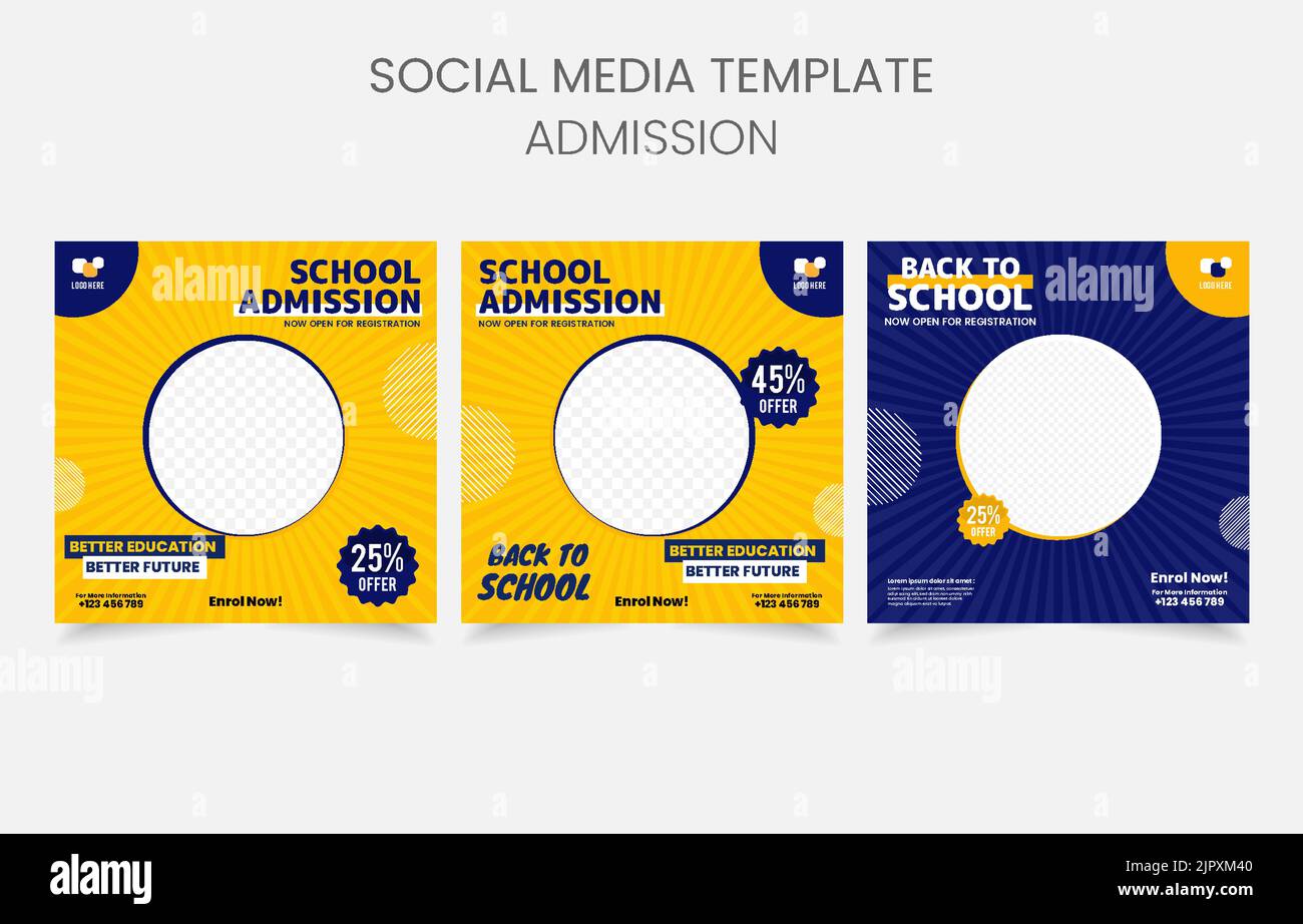 modèle de conception entrée à l'école de retour à l'école Illustration de Vecteur
