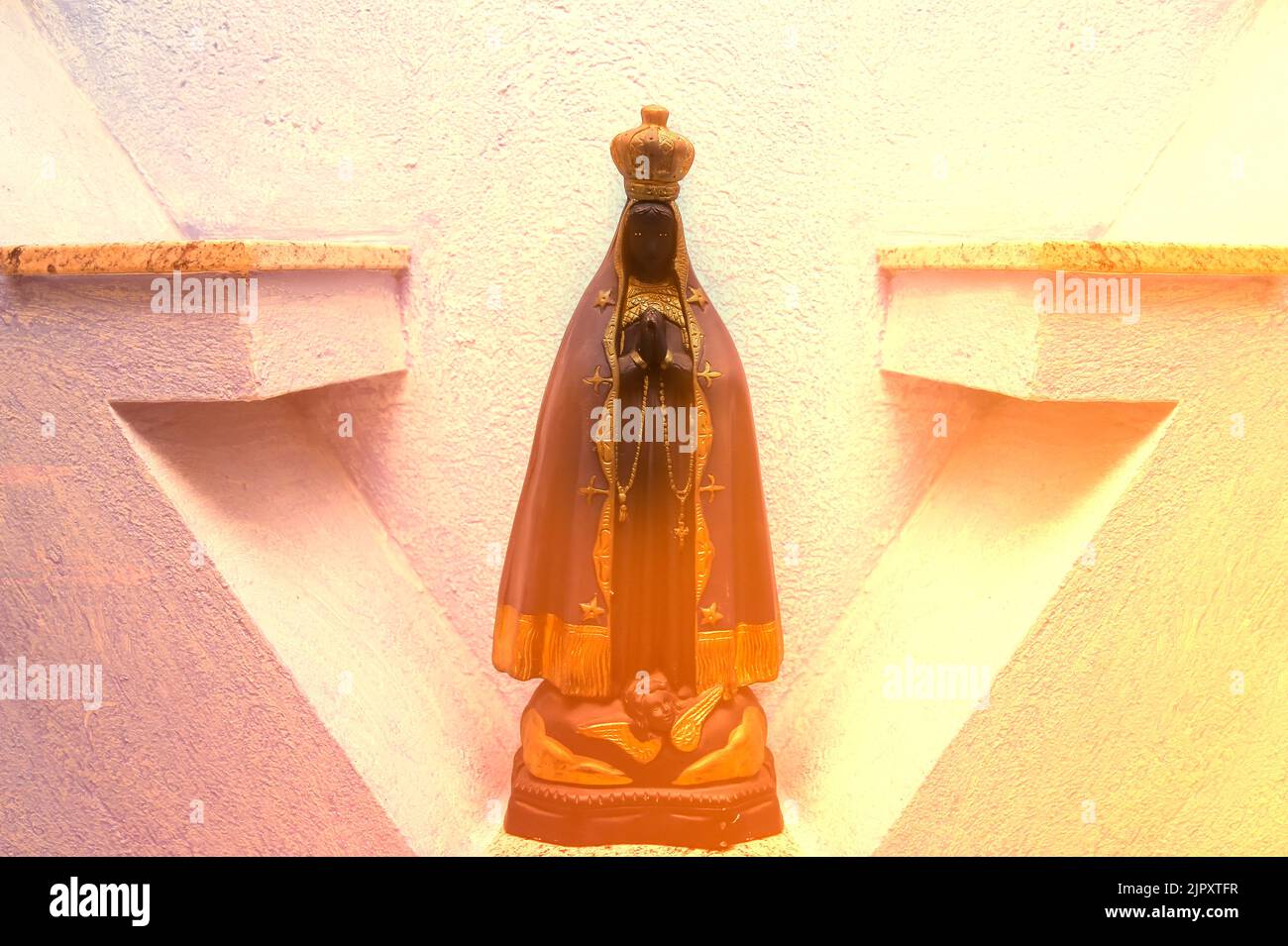 Notre Dame d'Aparecida Statue de l'image, Nossa Senhora Aparecida Banque D'Images