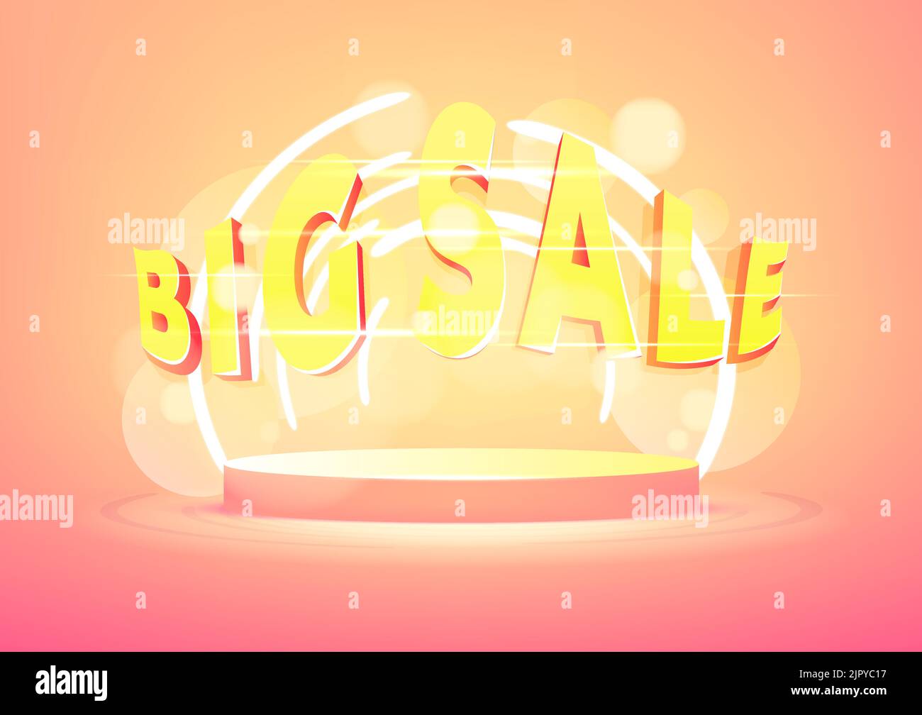 Modèle de bannière pour les grandes ventes. Mise en page pour les achats en ligne, les produits, les promotions, le site Web et la brochure. Illustration vectorielle. Illustration de Vecteur