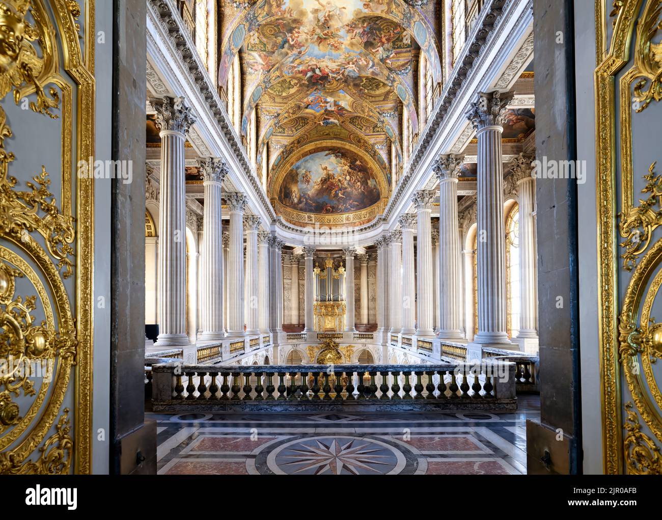 Le château de Versailles. Paris France. La Chapelle royale Banque D'Images