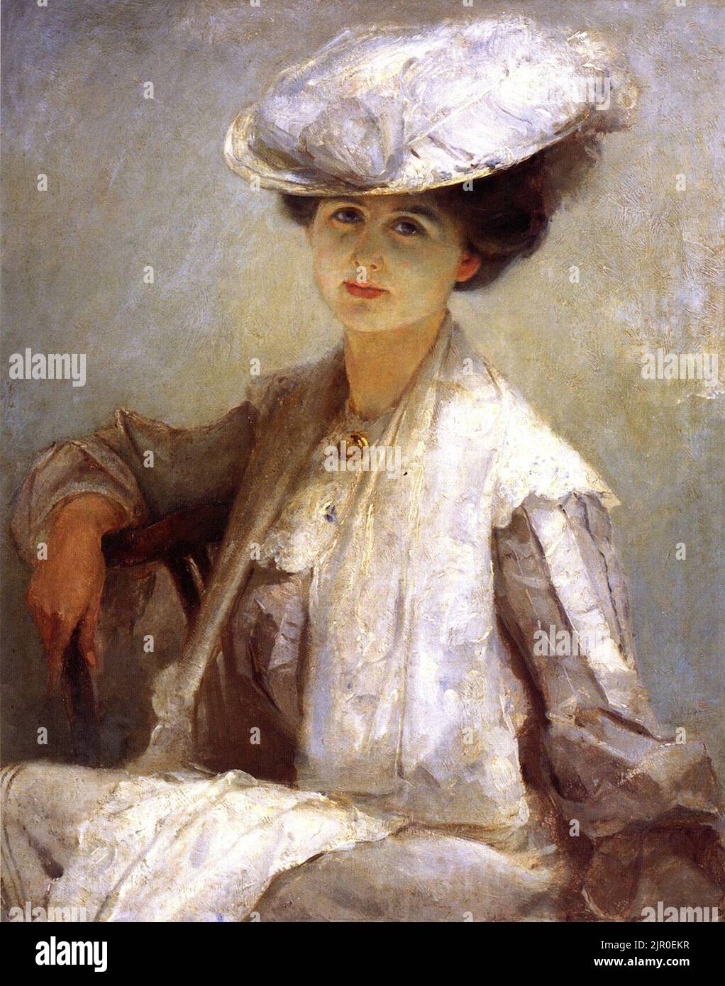 Tom Roberts, 1912 - Grey Lady Mme Ince Banque D'Images