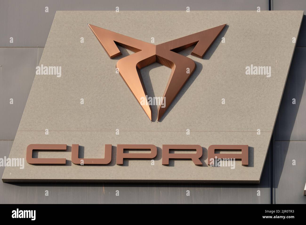 Logo Cupra. Banque D'Images