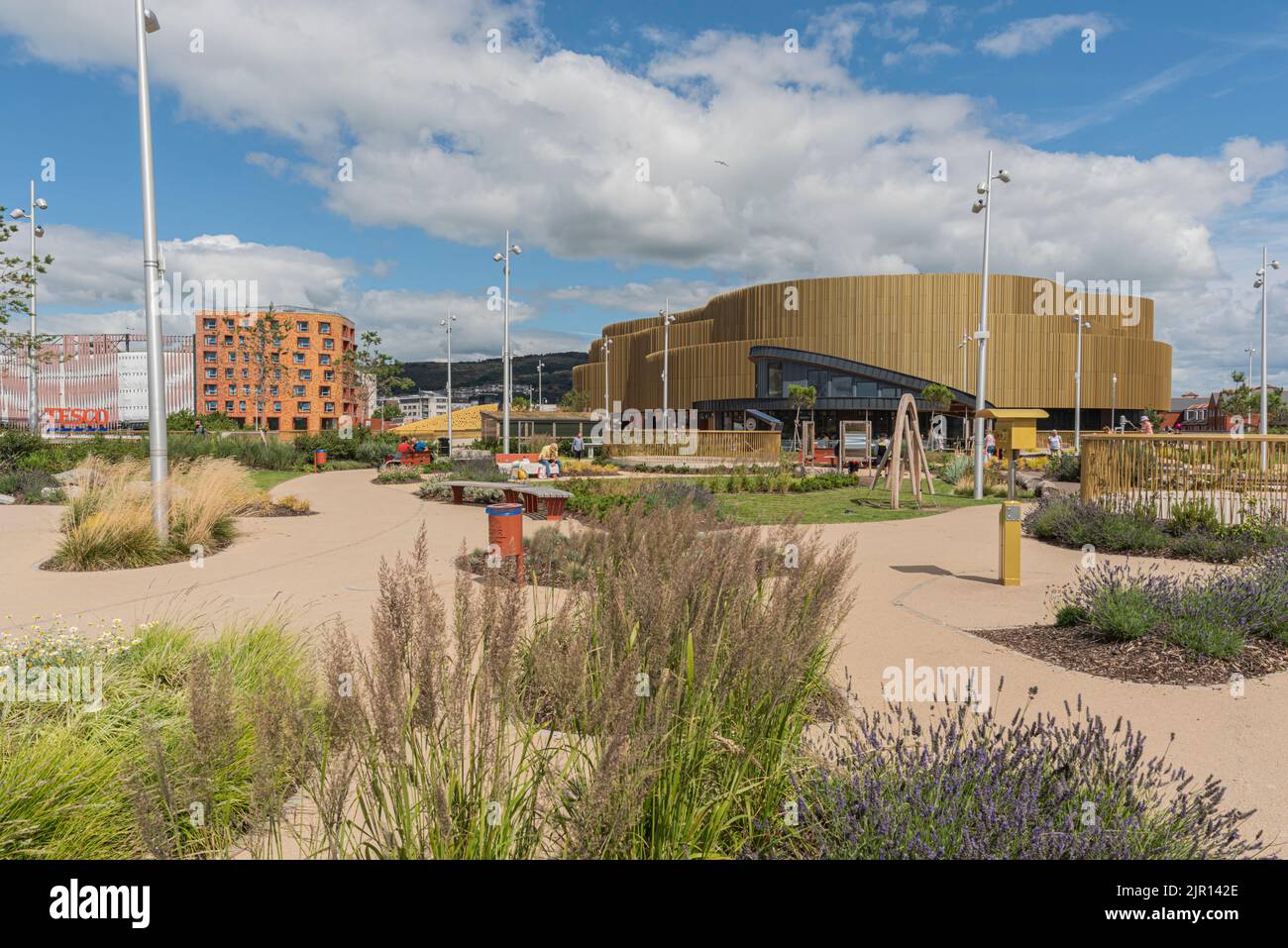 Nouvelle arène de divertissement Swanseas août 2022 Banque D'Images