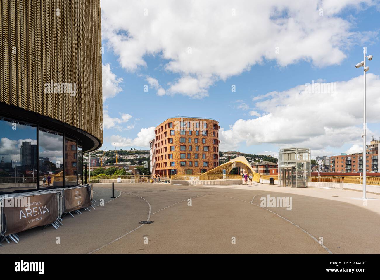 Nouvelle arène de divertissement Swanseas août 2022 Banque D'Images
