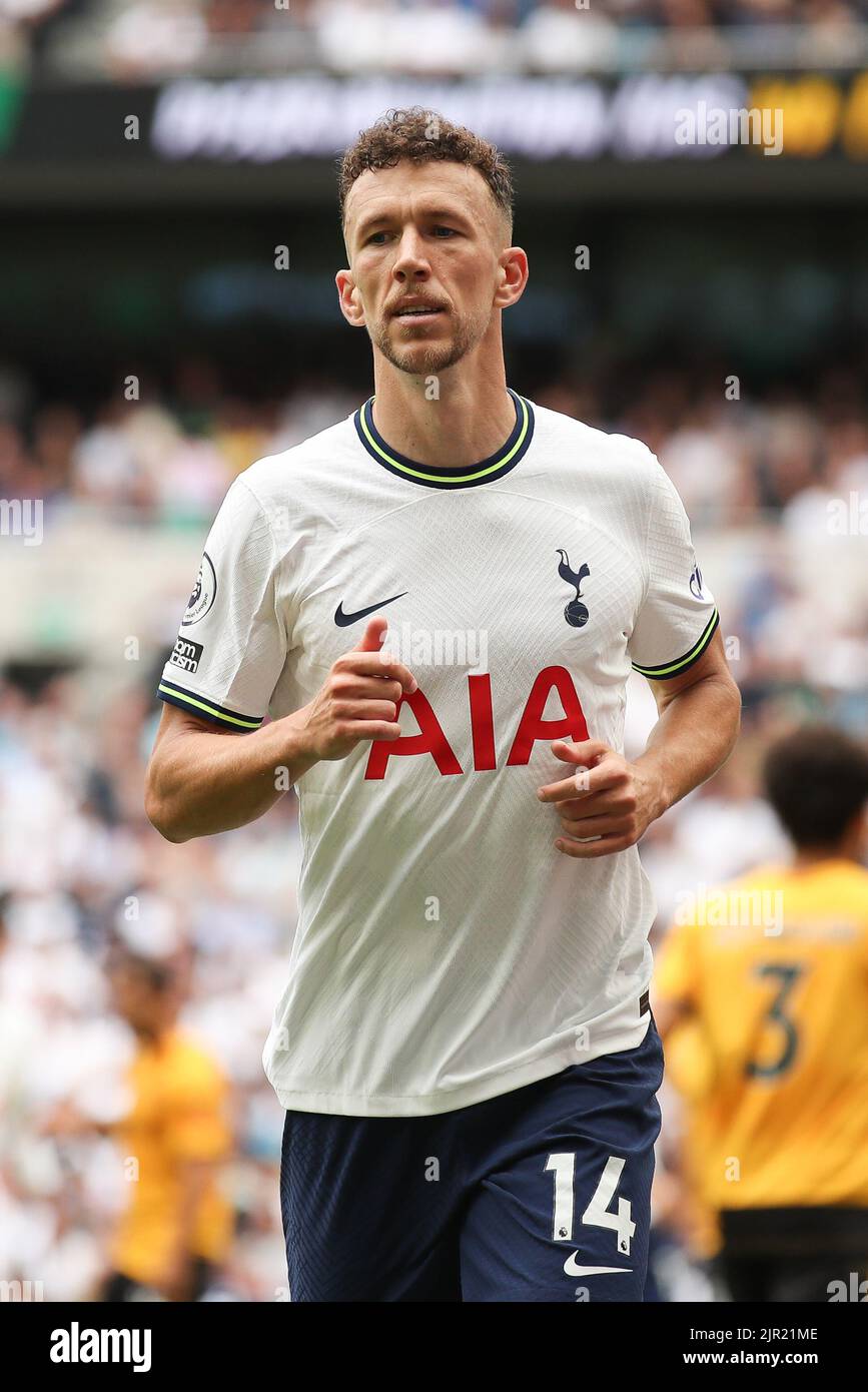 Londres, Royaume-Uni. 21st août 2022. Ivan Perišić de Tottenham Hotspur en action lors du match de la Premier League entre Tottenham Hotspur et Wolverhampton Wanderers au stade Tottenham Hotspur, Londres, Angleterre, le 20 août 2022. Photo de Ken Sparks. Utilisation éditoriale uniquement, licence requise pour une utilisation commerciale. Aucune utilisation dans les Paris, les jeux ou les publications d'un seul club/ligue/joueur. Crédit : UK Sports pics Ltd/Alay Live News Banque D'Images