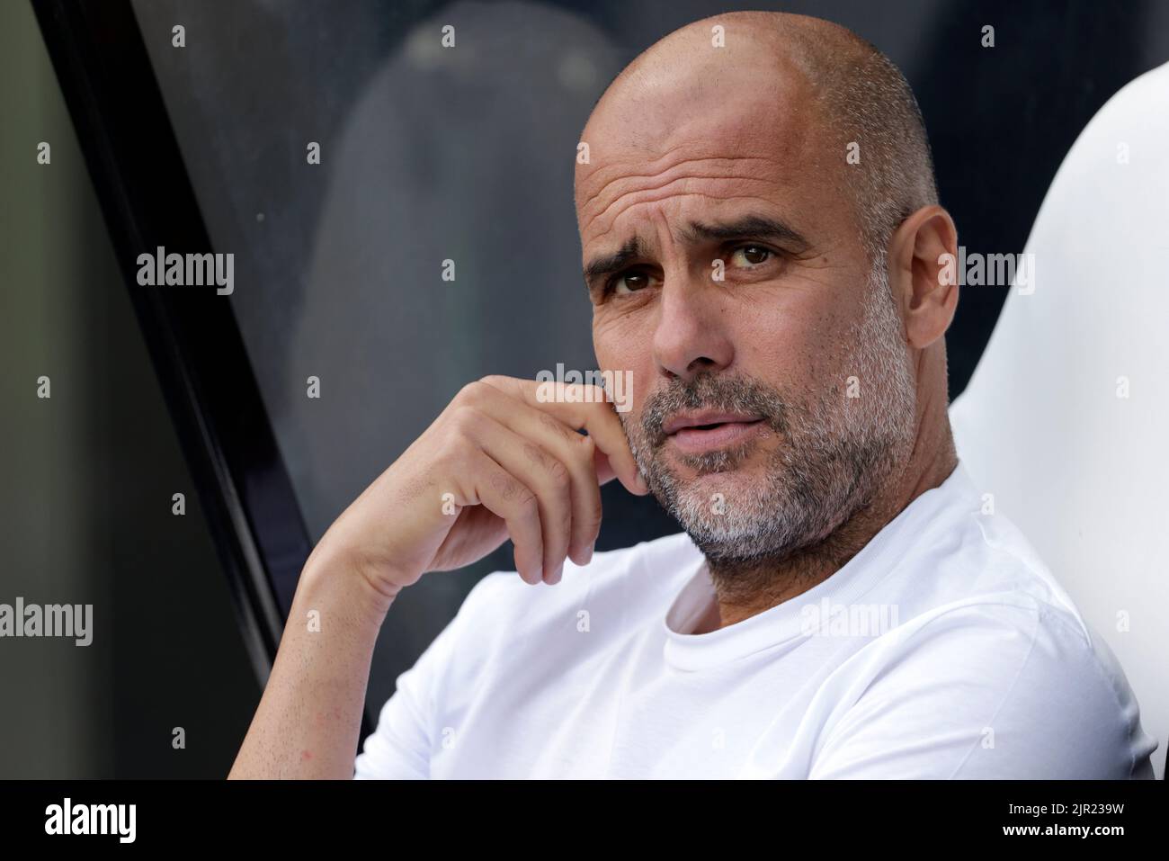 Newcastle, Royaume-Uni, 21/08/2022, PEP GUARDIOLA, MANCHESTER CITY FC MANAGER, 2022Credit: Allstar Picture Library/ Alay Live News Banque D'Images
