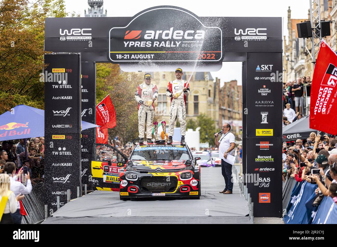 21 août 2022, Rome, Belgique: LEFEBVRE Stephane (fra), Citroën C3 ...