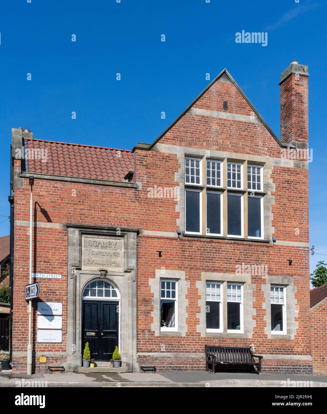 Scalby Temperance Hall, North Street, Scalby, North Yorkshire, Angleterre, ROYAUME-UNI. Banque D'Images