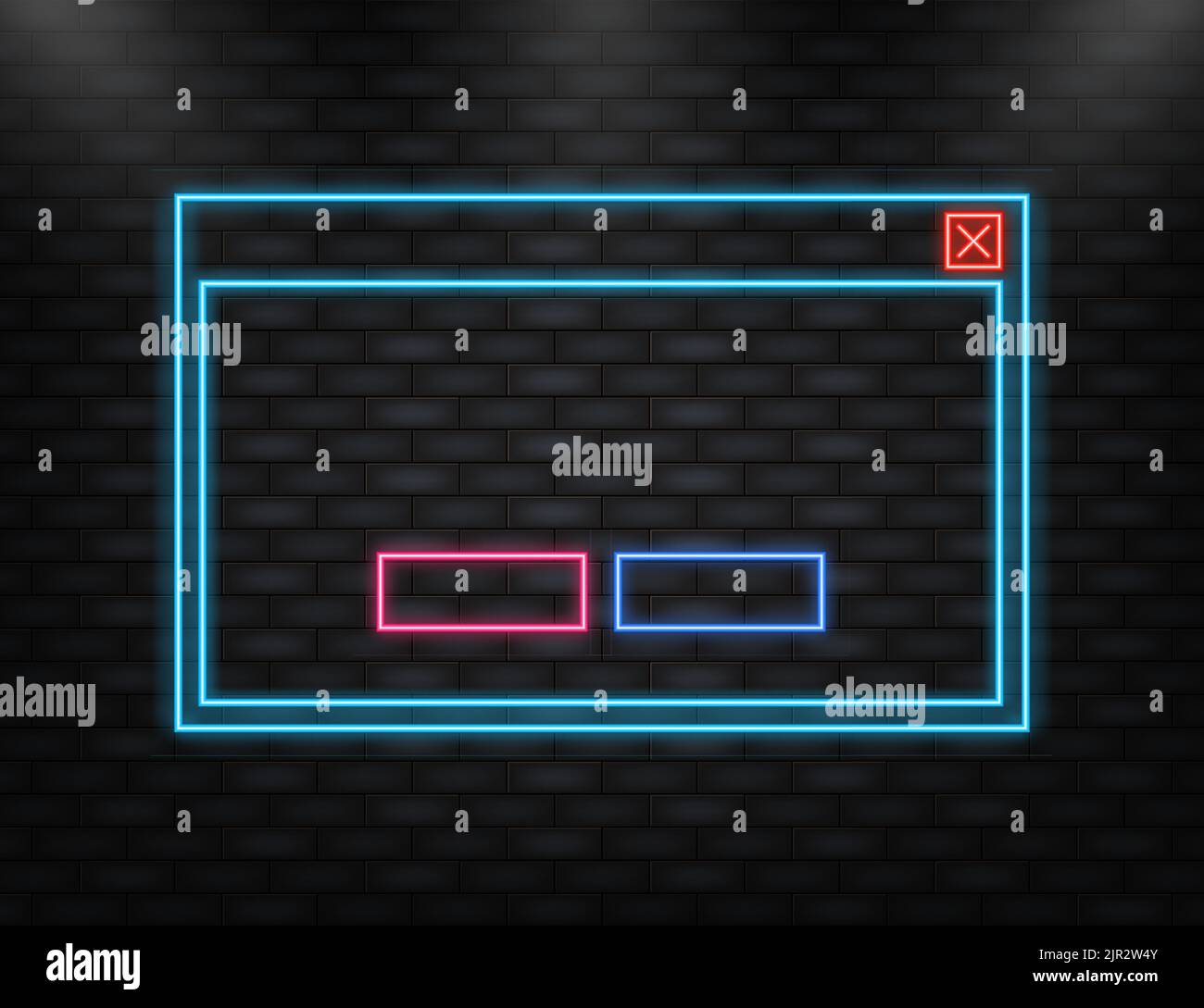 Erreur système vecteur icône échec interface pc. Message d'erreur fenêtre contextuelle d'alerte de l'ordinateur Illustration de Vecteur