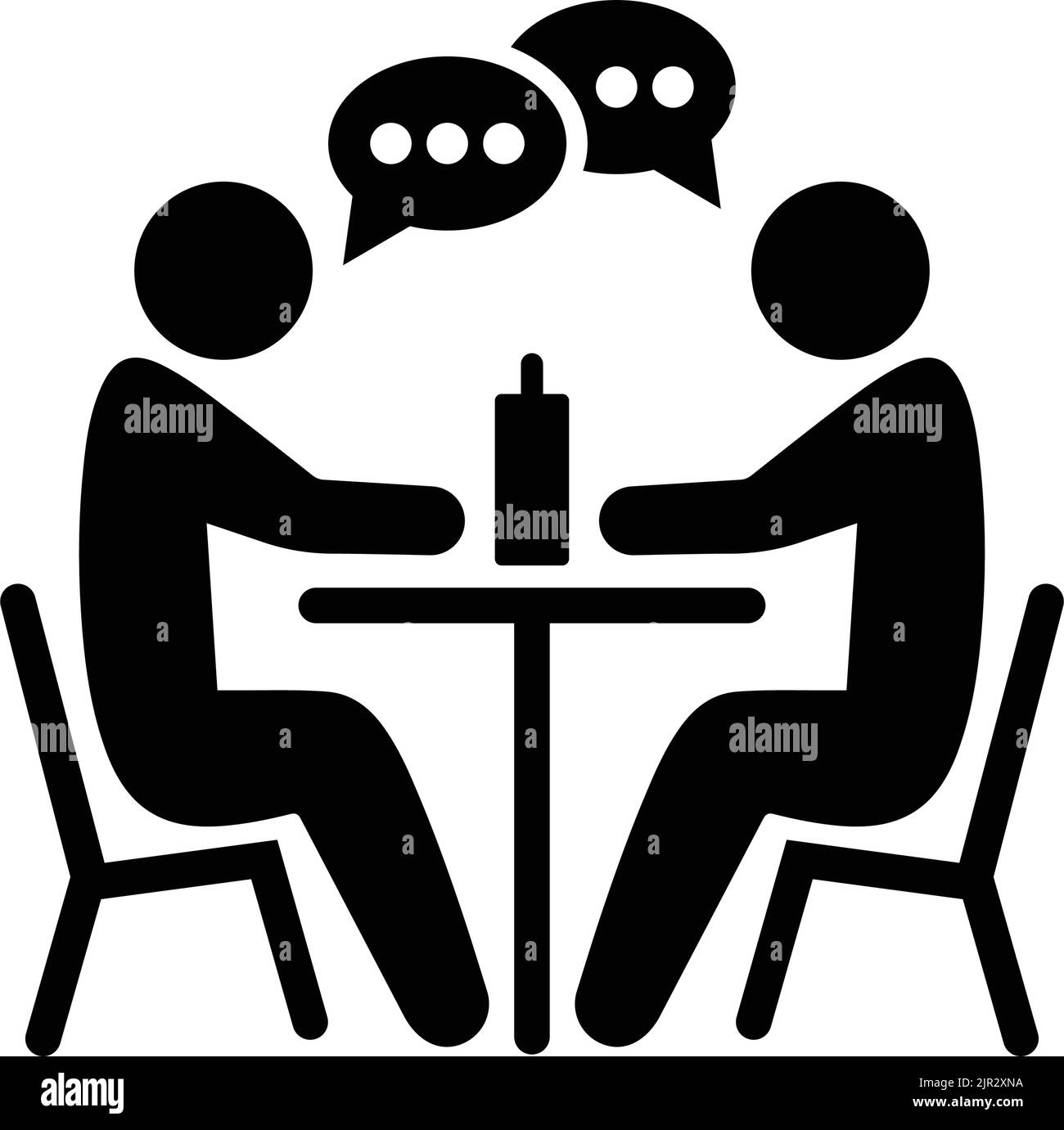 Business, conversation, man Icon - utilisation à des fins commerciales, médias imprimés, Web ou tout type de projets de conception. Fichier EPS vectoriel. Illustration de Vecteur