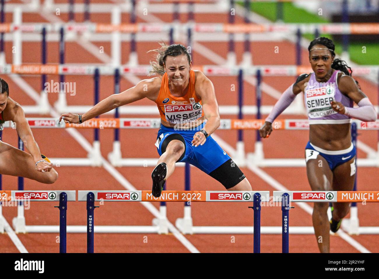 MUNCHEN, ALLEMAGNE - AOÛT 21: Nadine visser des pays-Bas participant