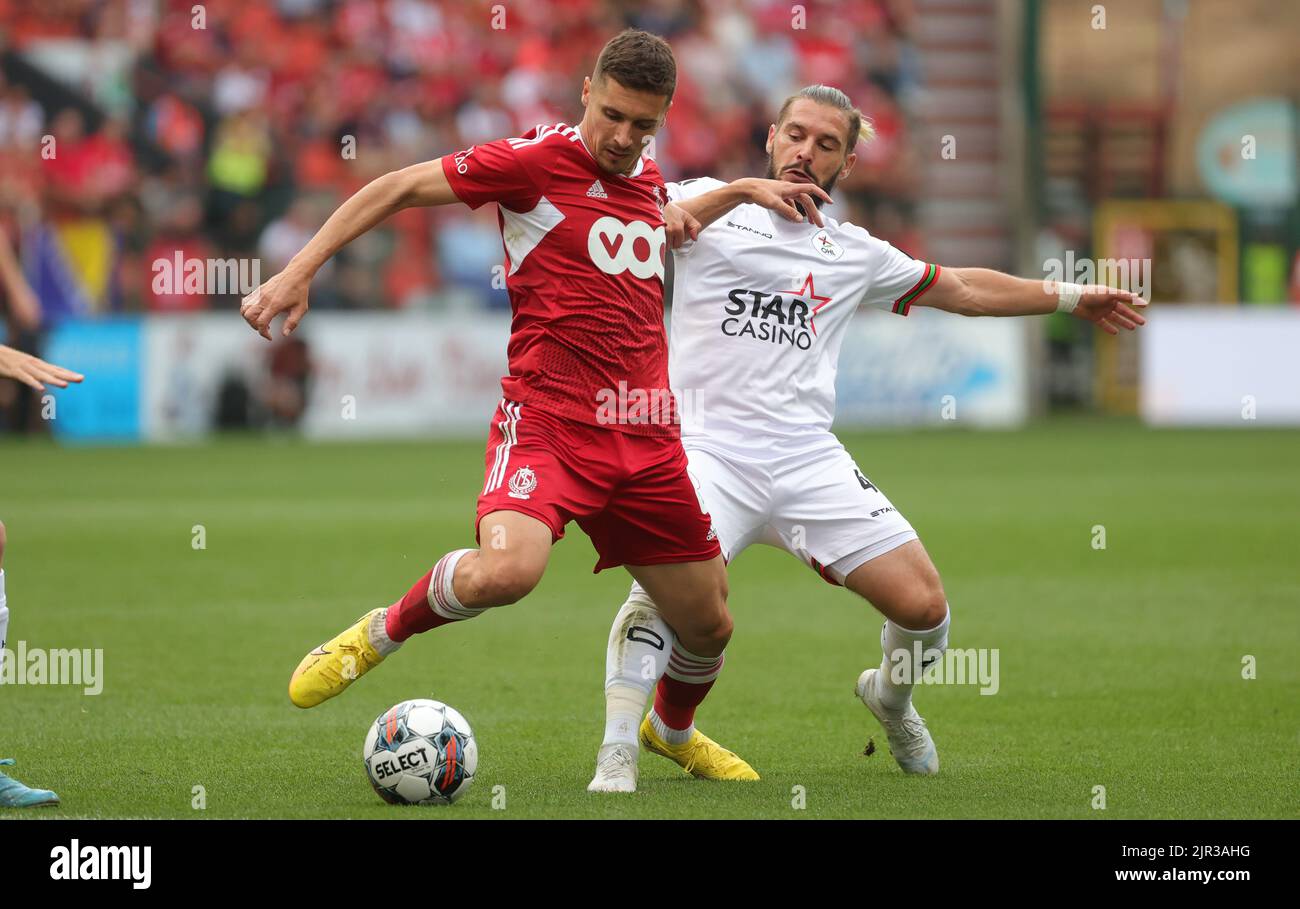Liège, Belgique, 21 août 2022, match de football entre le Standard de
