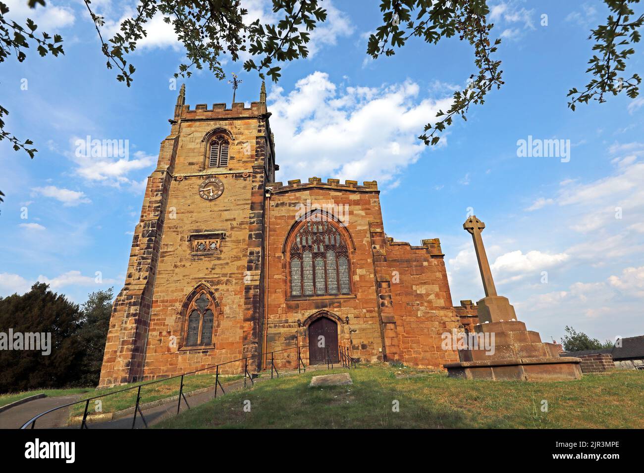 Eglise paroissiale d'Audlem, St James le Grand, Stafford St, A529, Crewe, Cheshire, ANGLETERRE, ROYAUME-UNI, CW3 0AB Banque D'Images