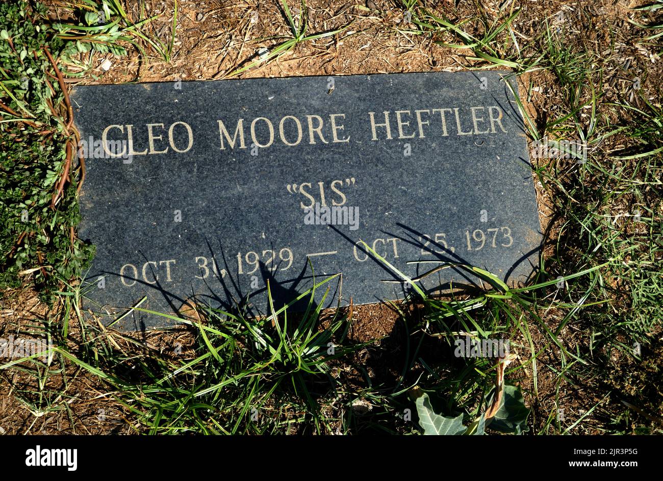 Inglewood, Californie, États-Unis 19th août 2022 tombe de l'actrice Cleo Moore dans la section Del Ivy au cimetière d'Inglewood Park Cemetery on 19 août 2022 à Inglewood, Los Angeles, Californie, États-Unis. Photo par Barry King/Alay stock photo Banque D'Images