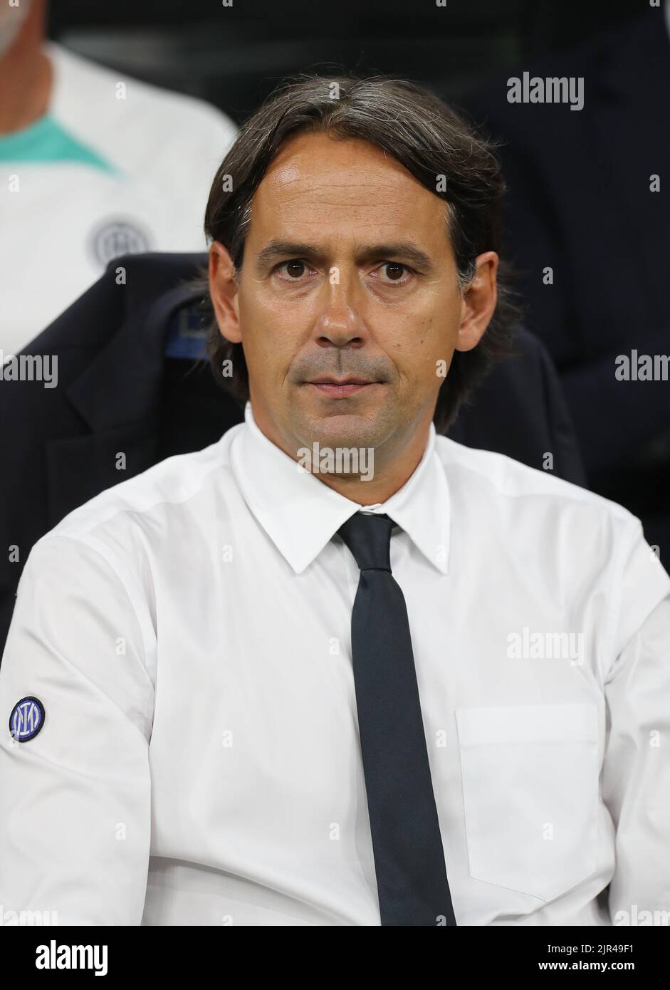 Milano 20 août Stadio G Meazza Campionato série A Tim 2022/23 FC Inter - SC Spezia Nella foto : Simone Inzaghi Foto Antonio Saia Banque D'Images