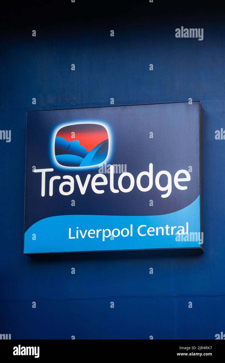 Travelodge Liverpool Central, une chaîne d'hôtels Banque D'Images