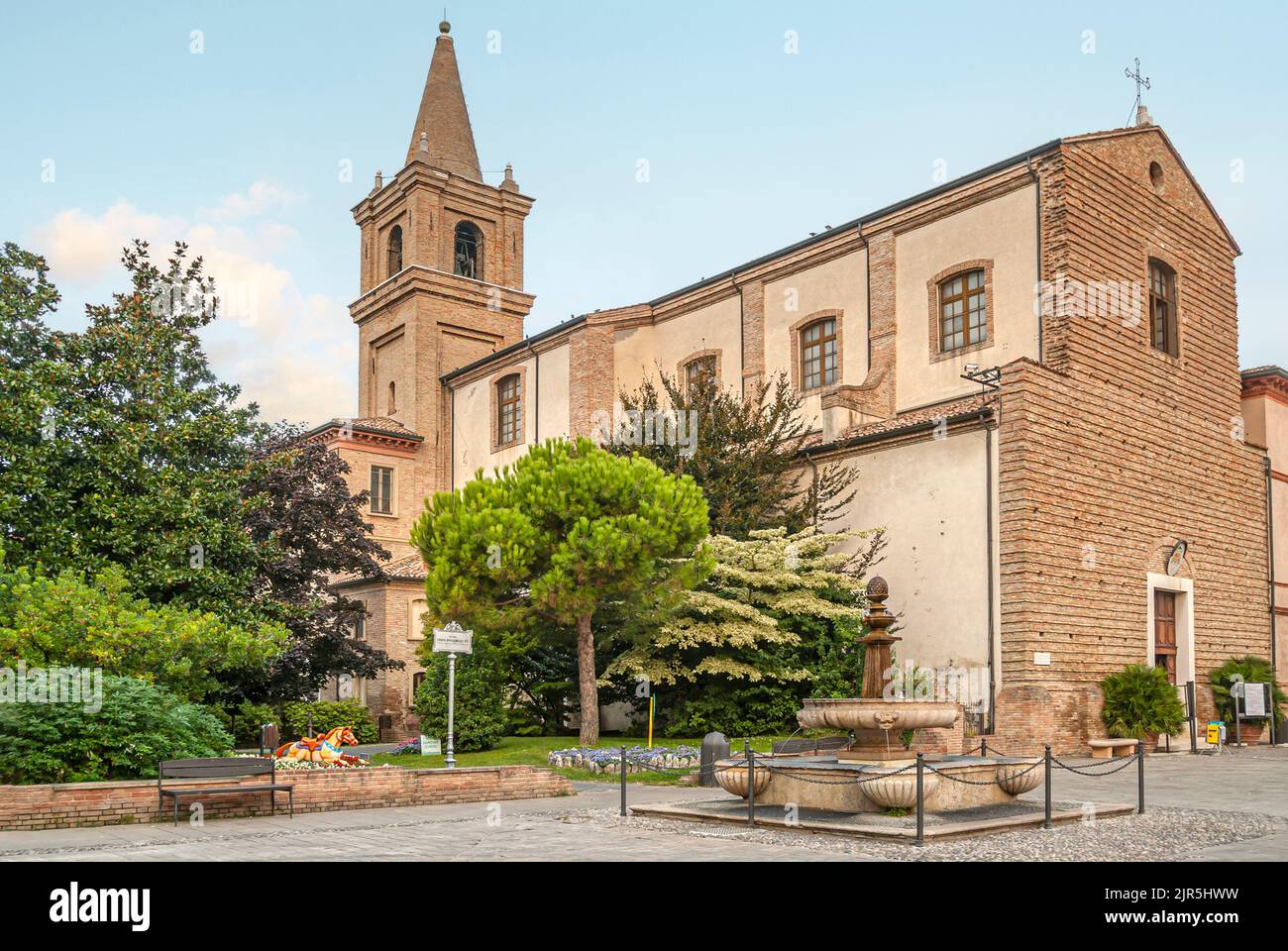 Cattedrale dell Assunta à Cervia, Émilie-Romagne, Italie. Banque D'Images