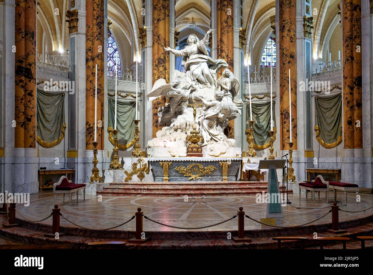 Chartres France. La cathédrale Banque D'Images