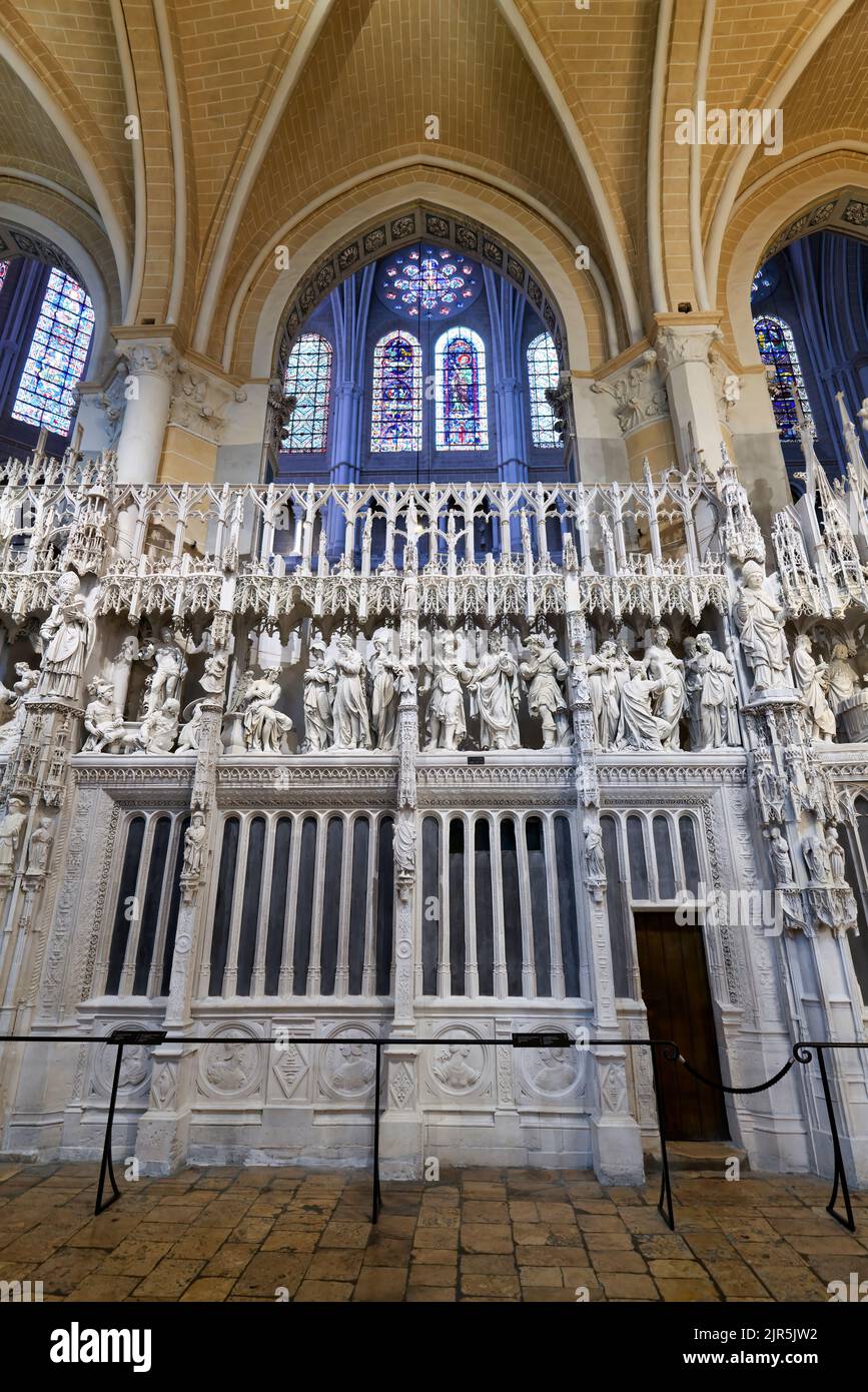 Cattedrale gotica medievale di chartres Banque de photographies et d ...