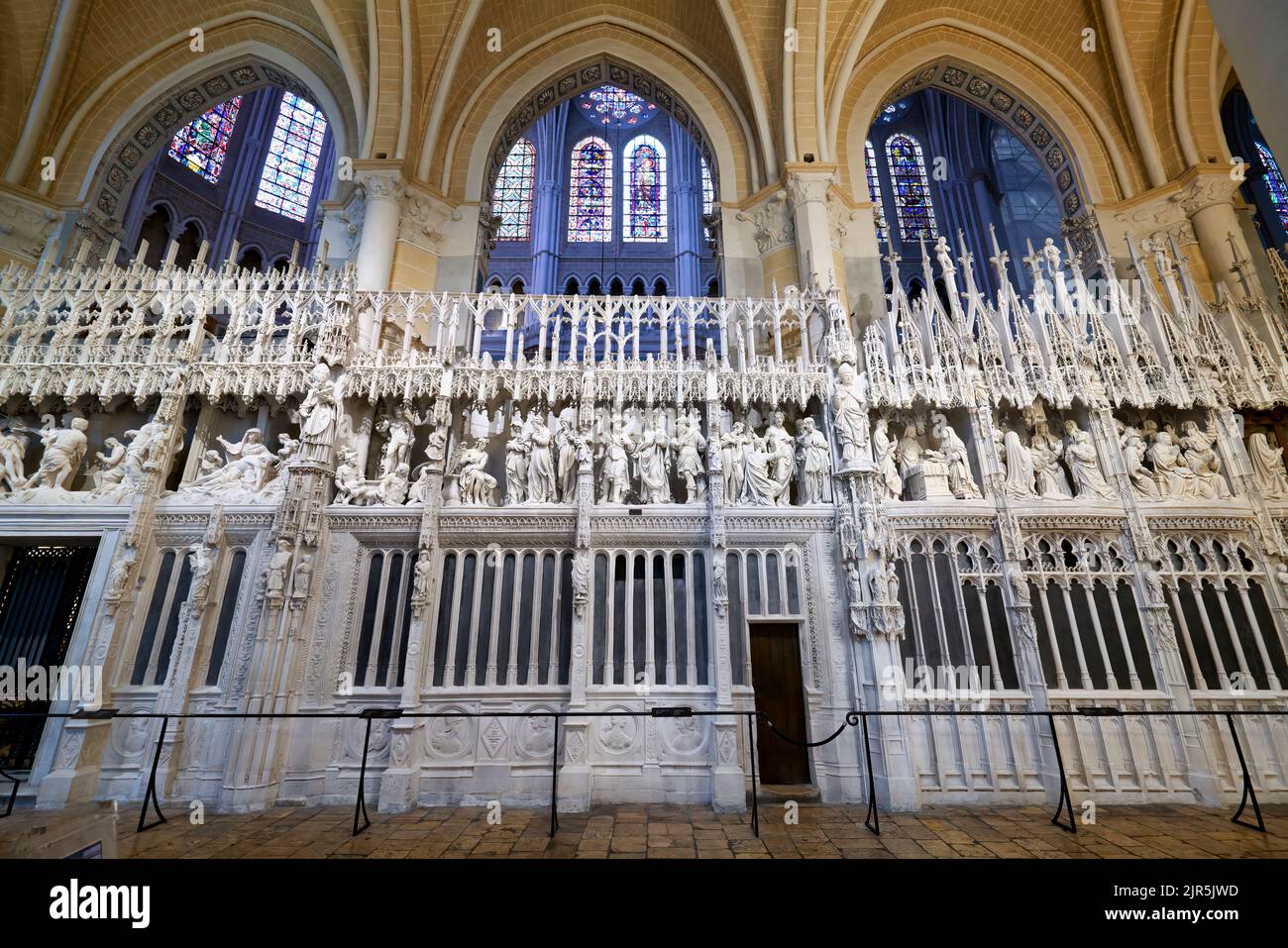Chartres France. La cathédrale Banque D'Images