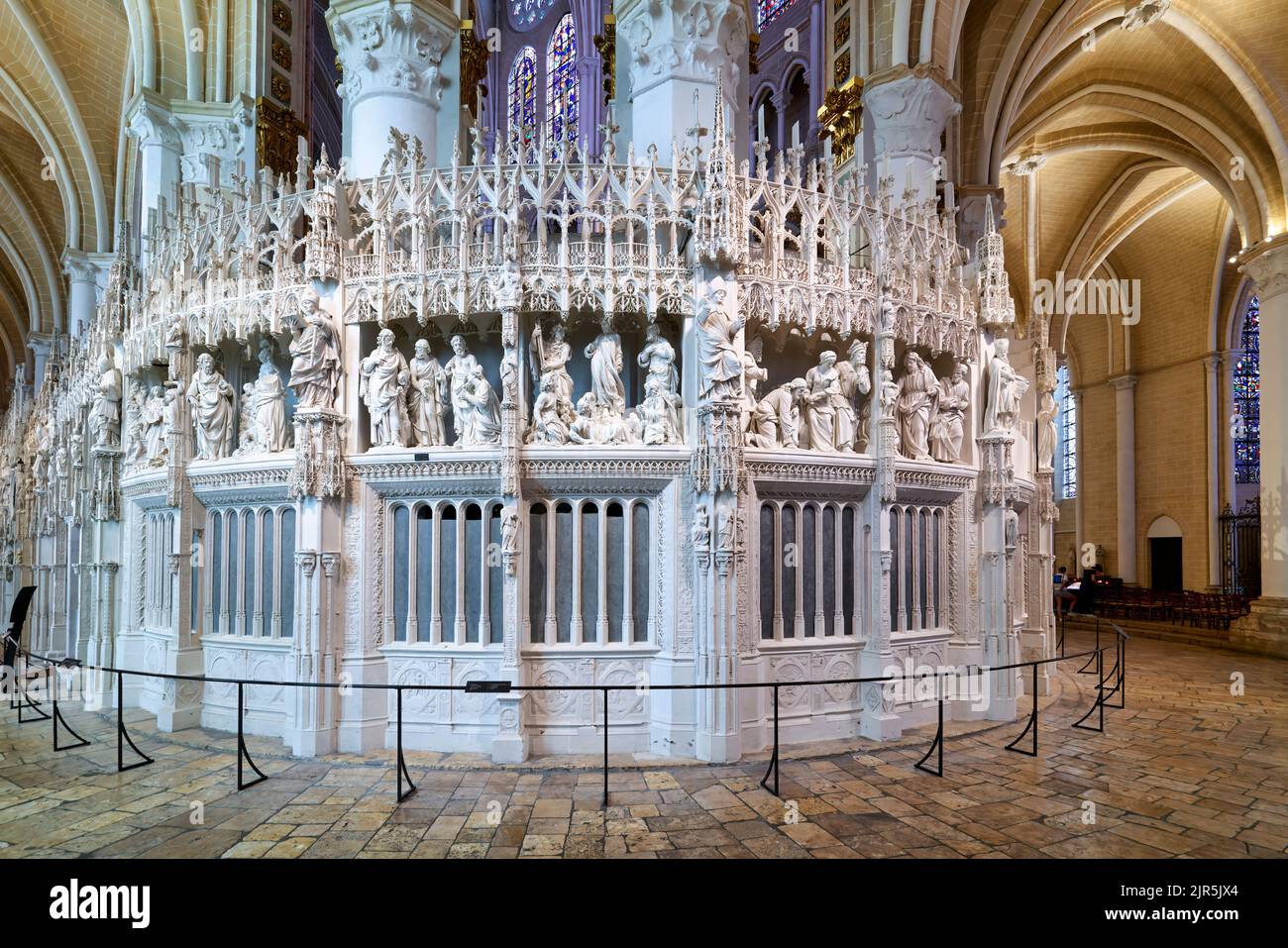 Chartres France. La cathédrale Banque D'Images