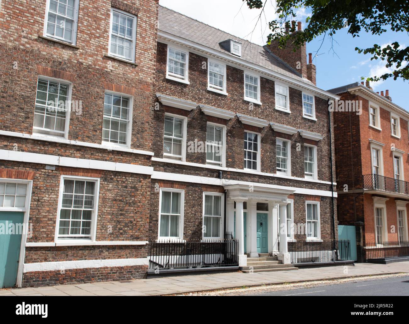 Numéros 53 et 55 Bootham York, fait partie de Bootham School Banque D'Images