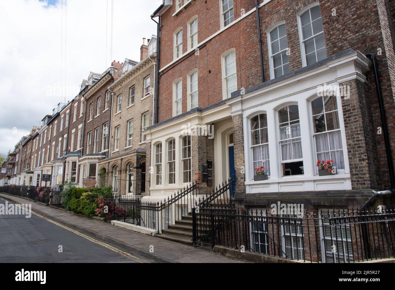 Bootham Terrace, York Banque D'Images