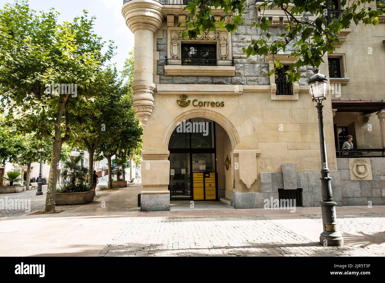 Bureau de poste à Vitoria, pays Basque Banque D'Images