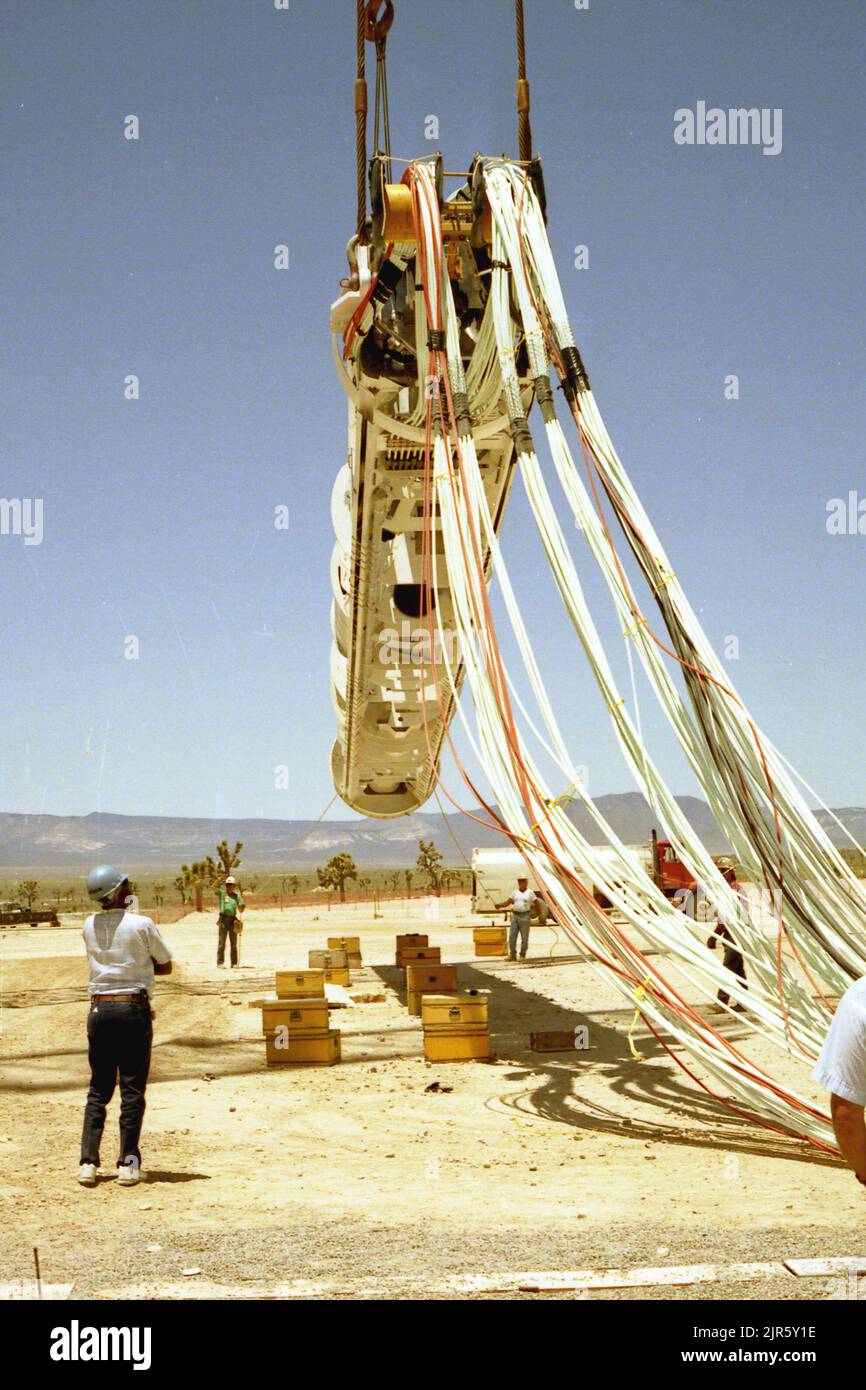 non défini. 1972 - 2012. Département de l'énergie. Administration nationale de la sécurité nucléaire. Photographies relatives aux essais d'armes nucléaires au site d'essai du Nevada. Banque D'Images