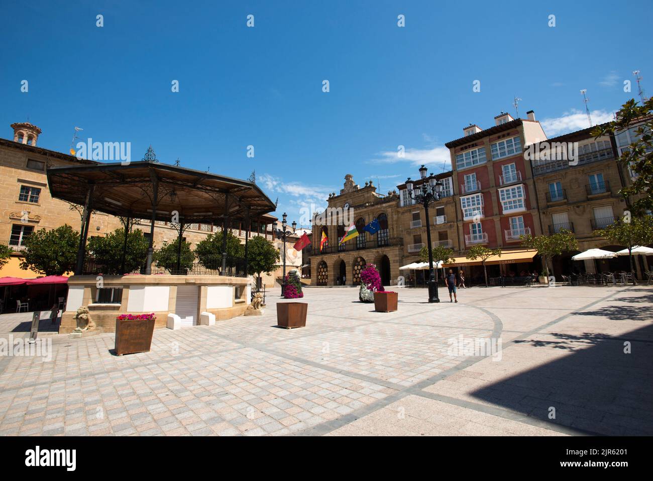 Hôtel de ville de Haro, la Rioja, pays basque Banque D'Images