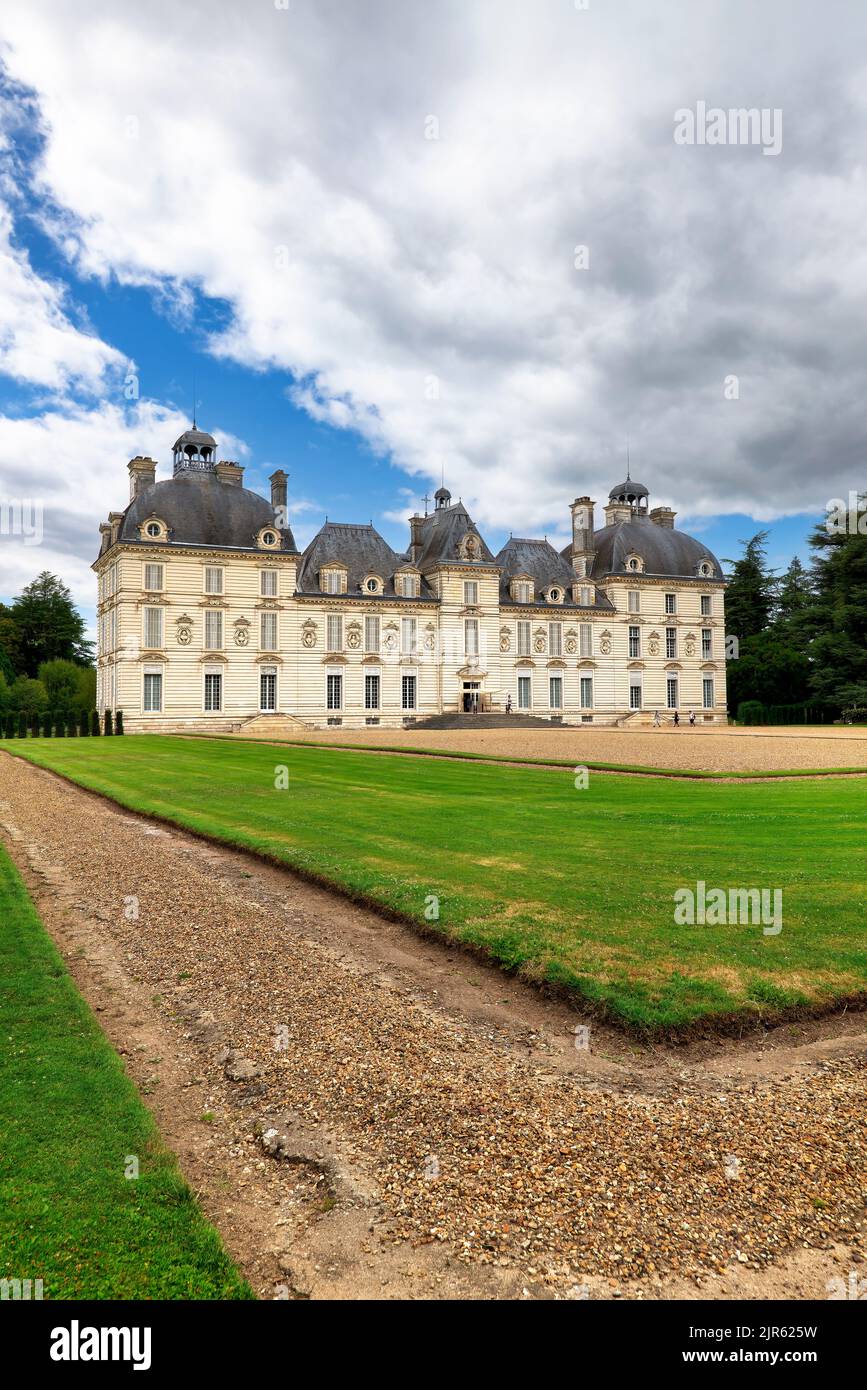 Château de Cheverny France. Châteaux de la vallée de la Loire Banque D'Images